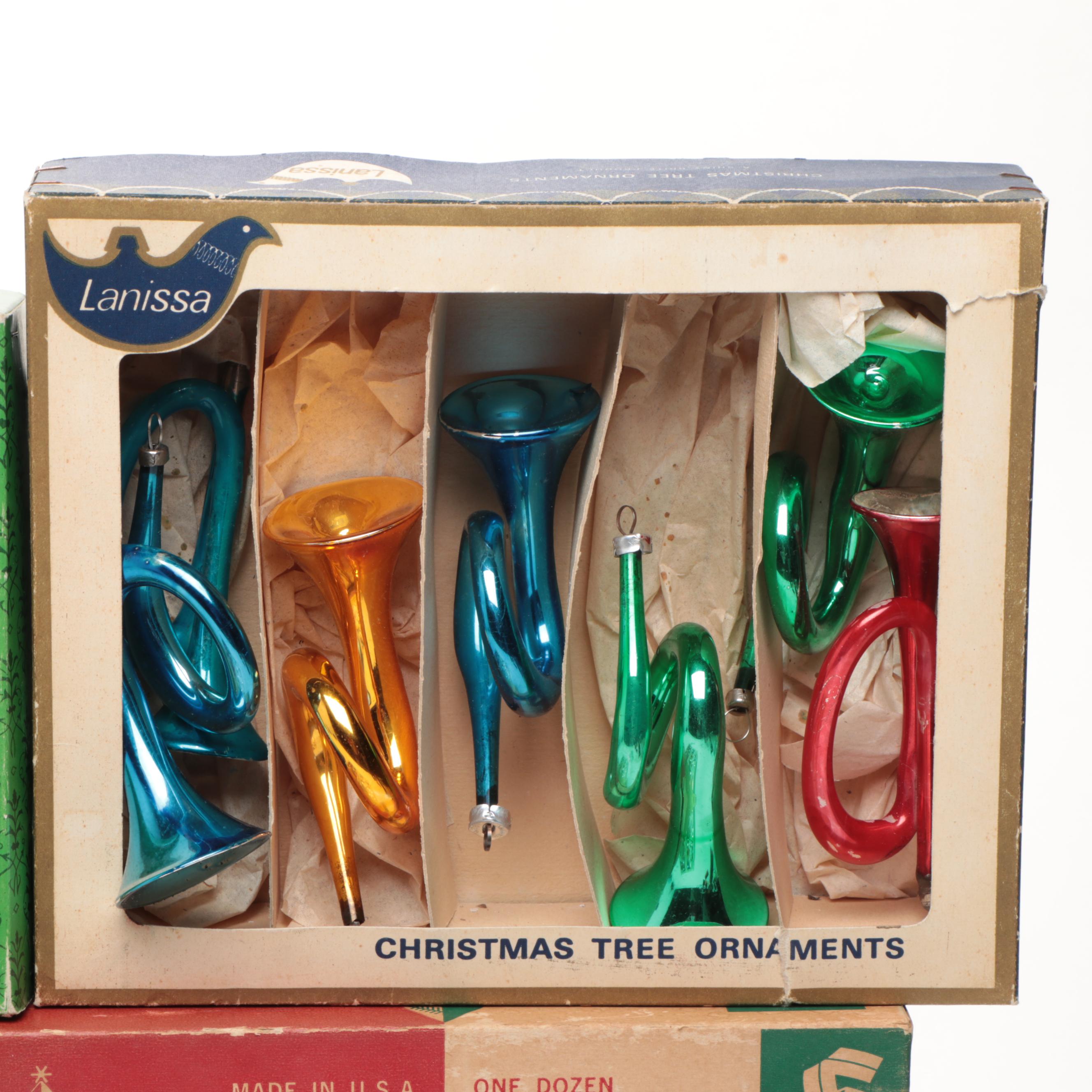 Norman Rockwell's Charles Dickens Series and More Glass Christmas Tree Ornaments