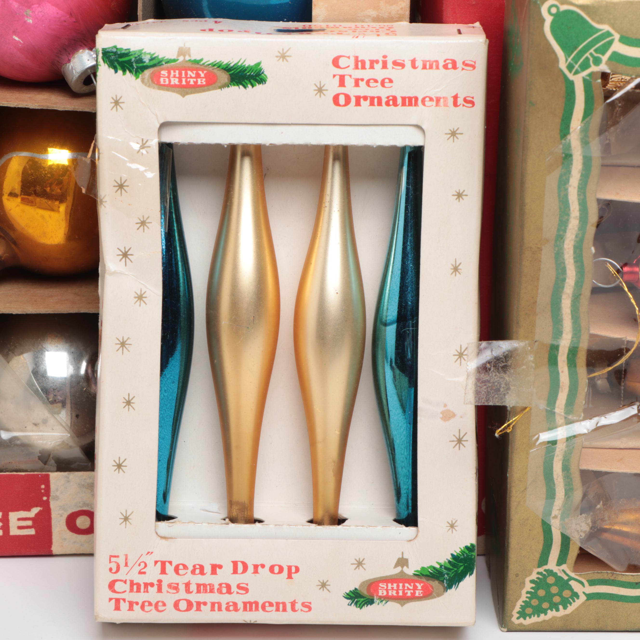 Norman Rockwell's Charles Dickens Series and More Glass Christmas Tree Ornaments