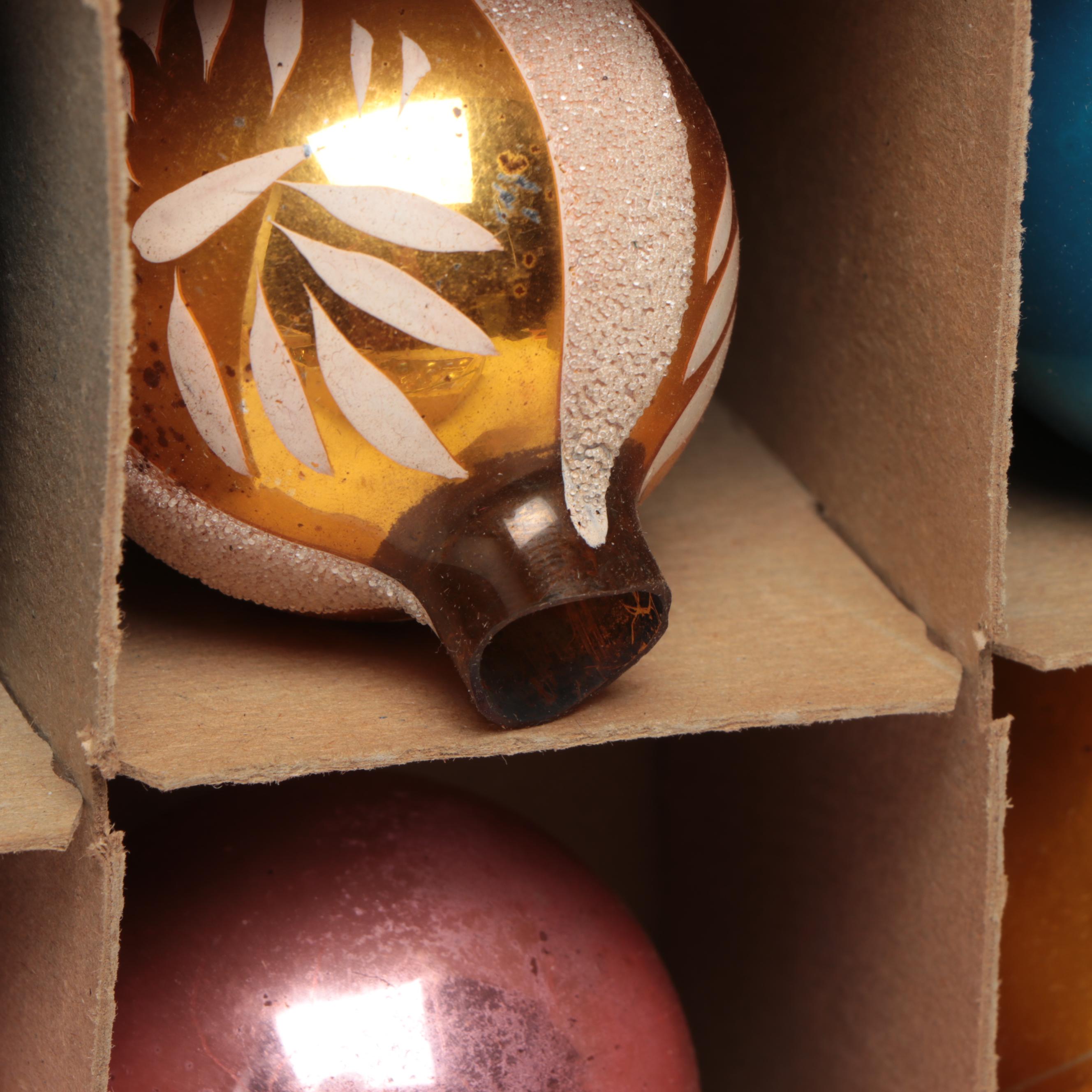 Norman Rockwell's Charles Dickens Series and More Glass Christmas Tree Ornaments