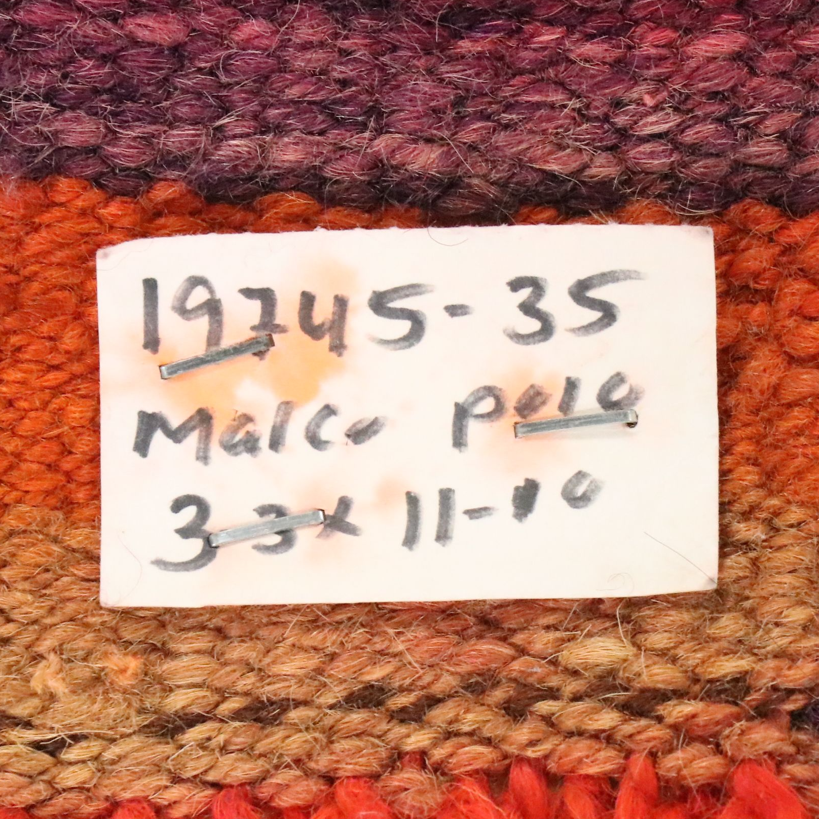 3'4 x 11'11 Hand-Knotted Moroccan Berber Long Rug