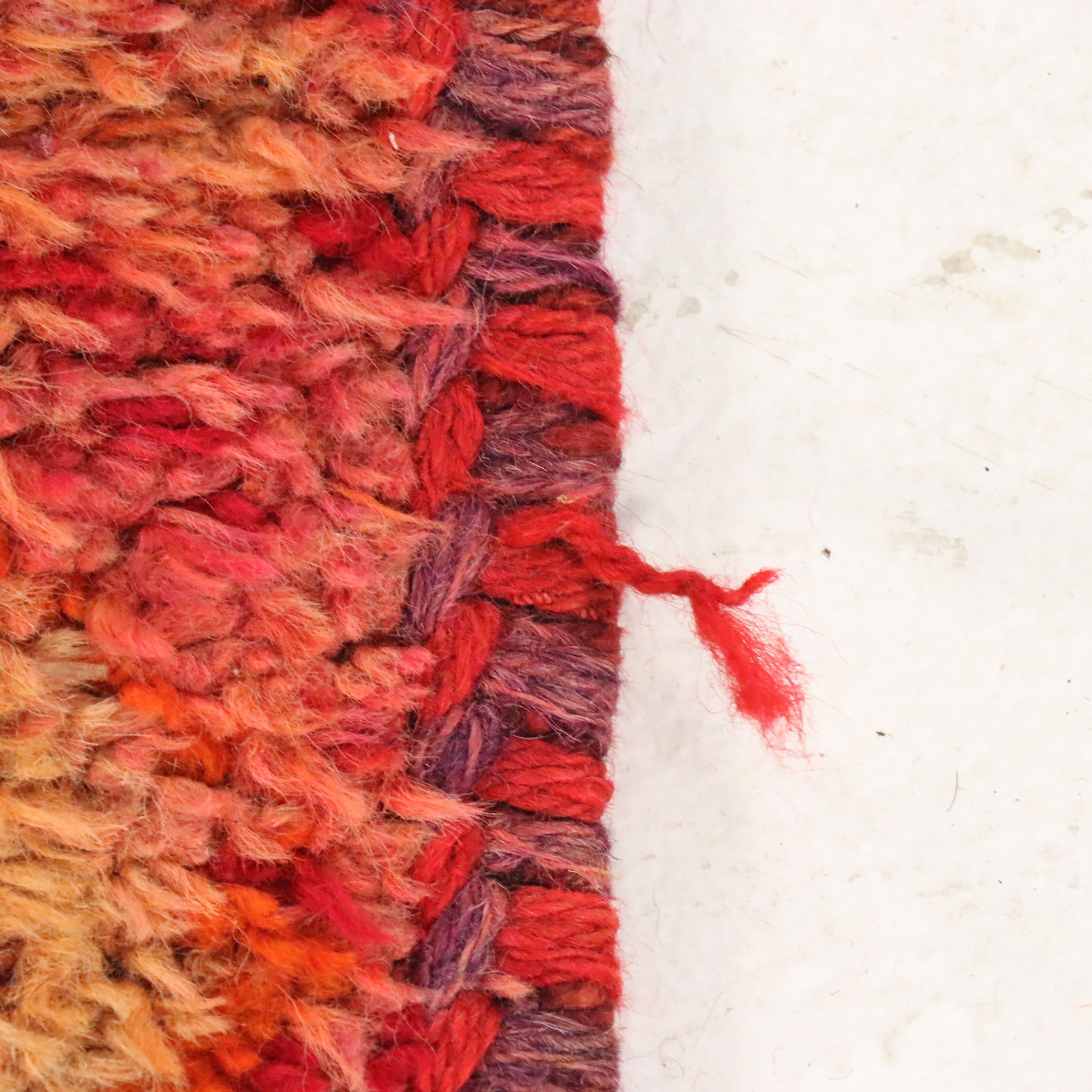 3'4 x 11'11 Hand-Knotted Moroccan Berber Long Rug