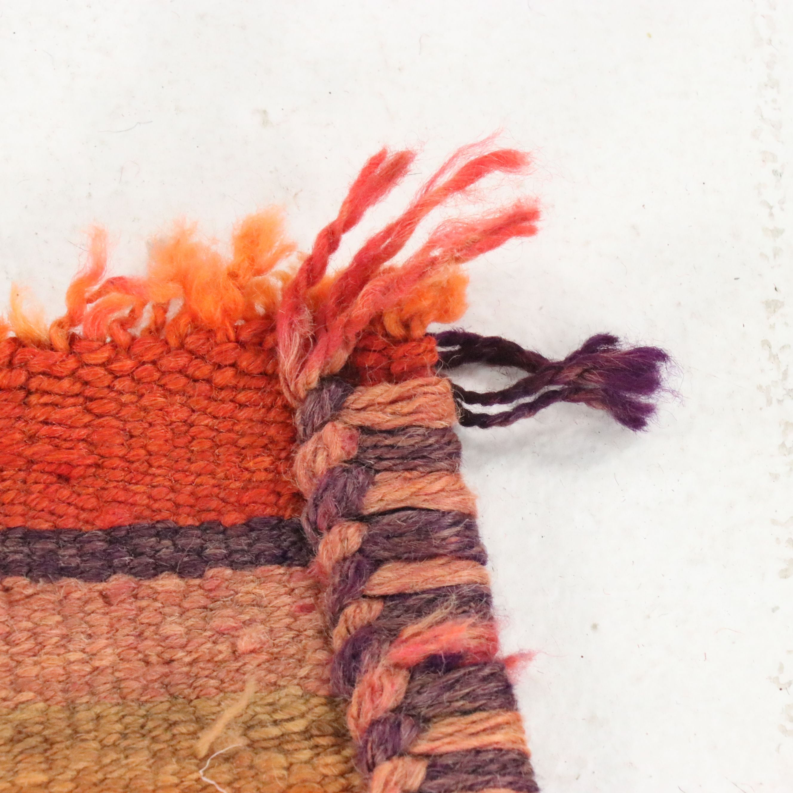 3'4 x 11'11 Hand-Knotted Moroccan Berber Long Rug