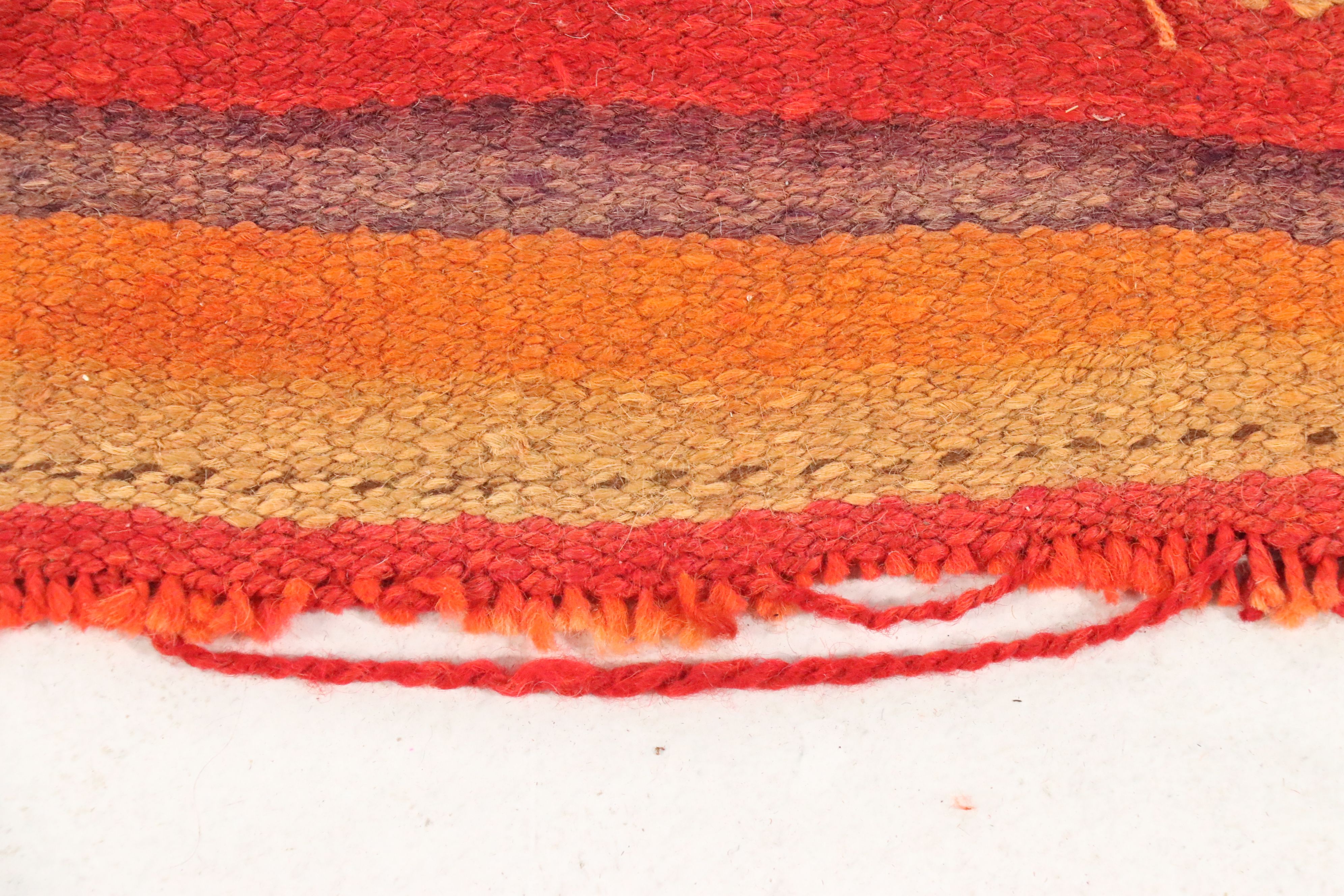 3'4 x 11'11 Hand-Knotted Moroccan Berber Long Rug