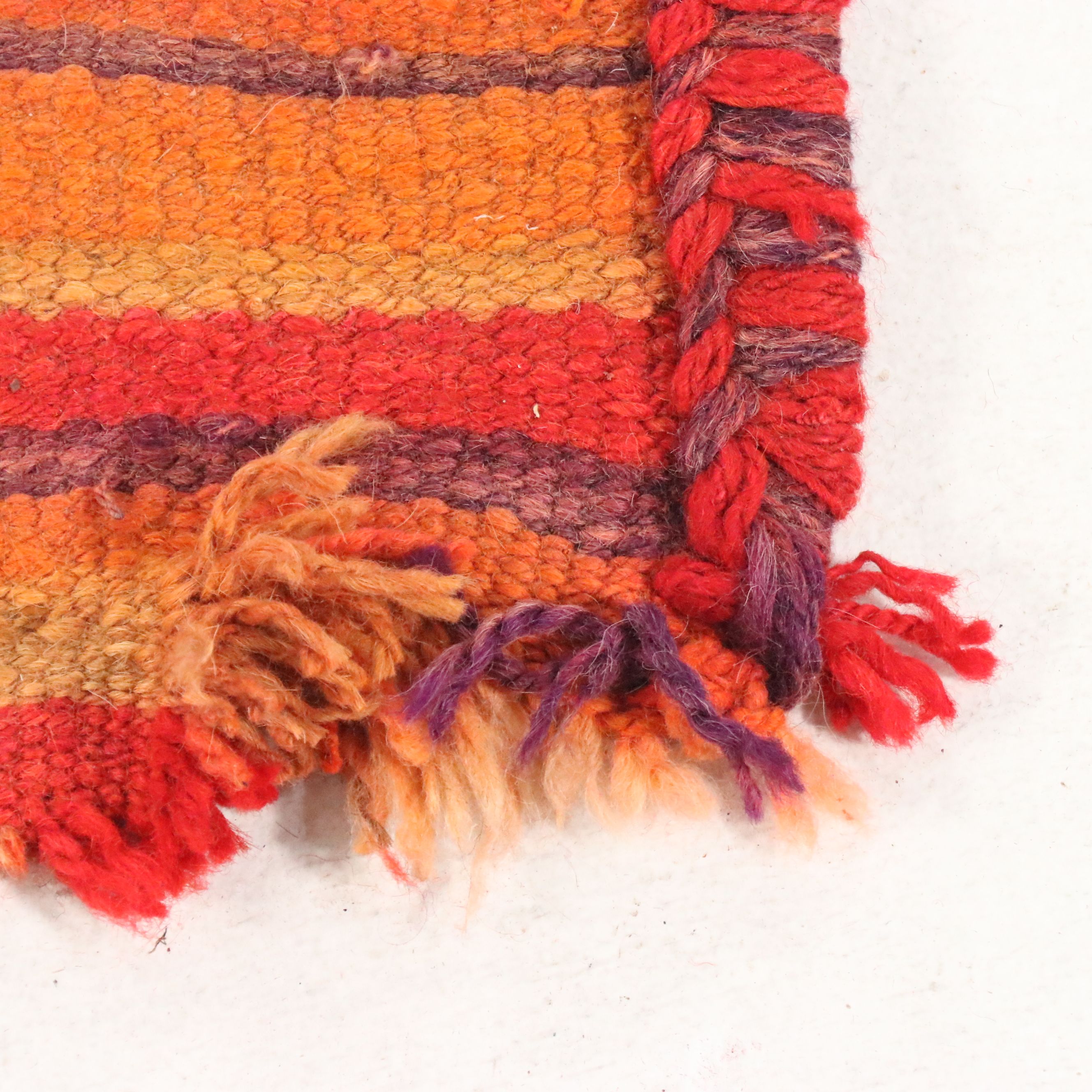 3'4 x 11'11 Hand-Knotted Moroccan Berber Long Rug