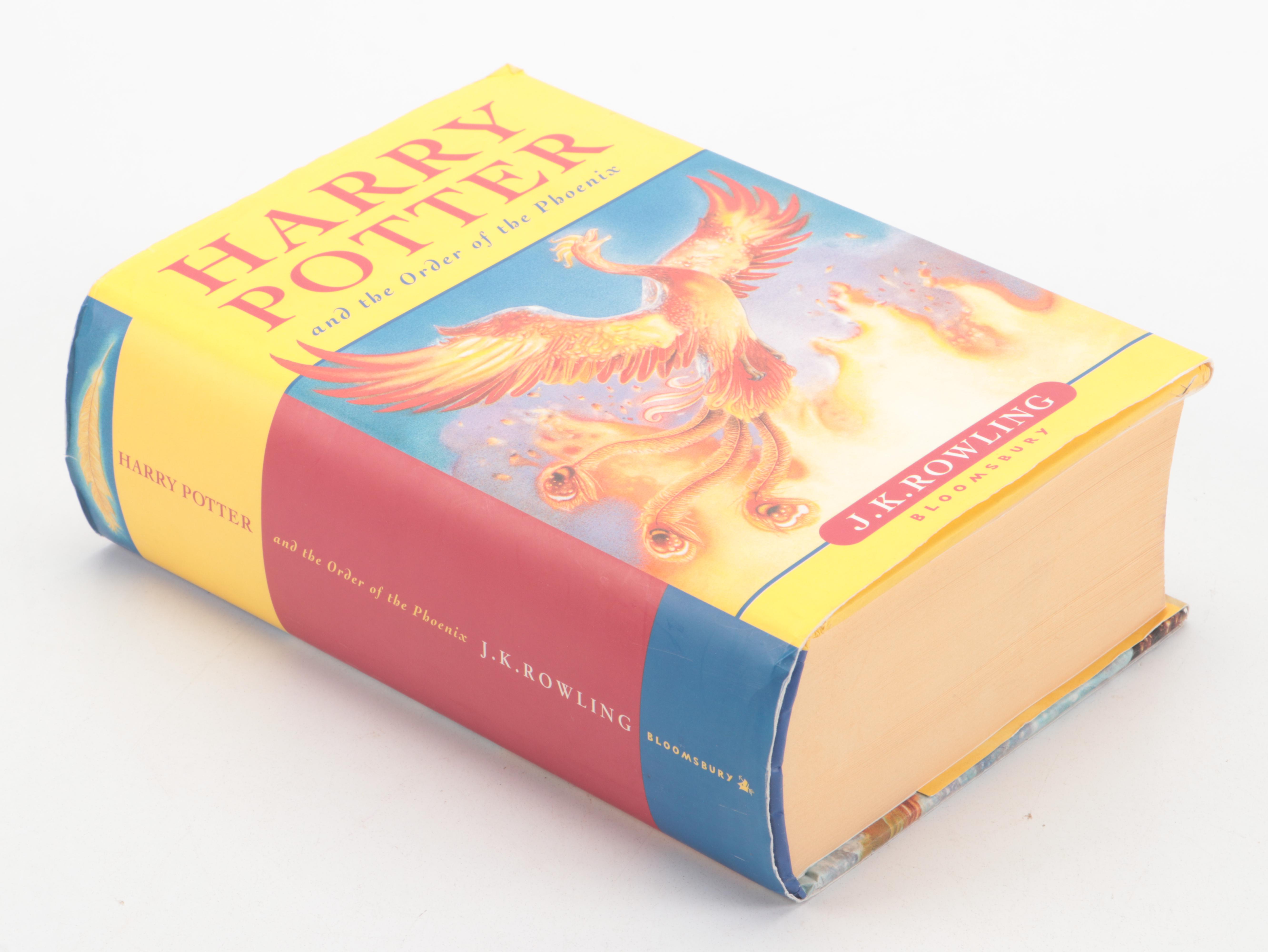 First UK Edition "Harry Potter and the Order of the Phoenix" by J. K. Rowling