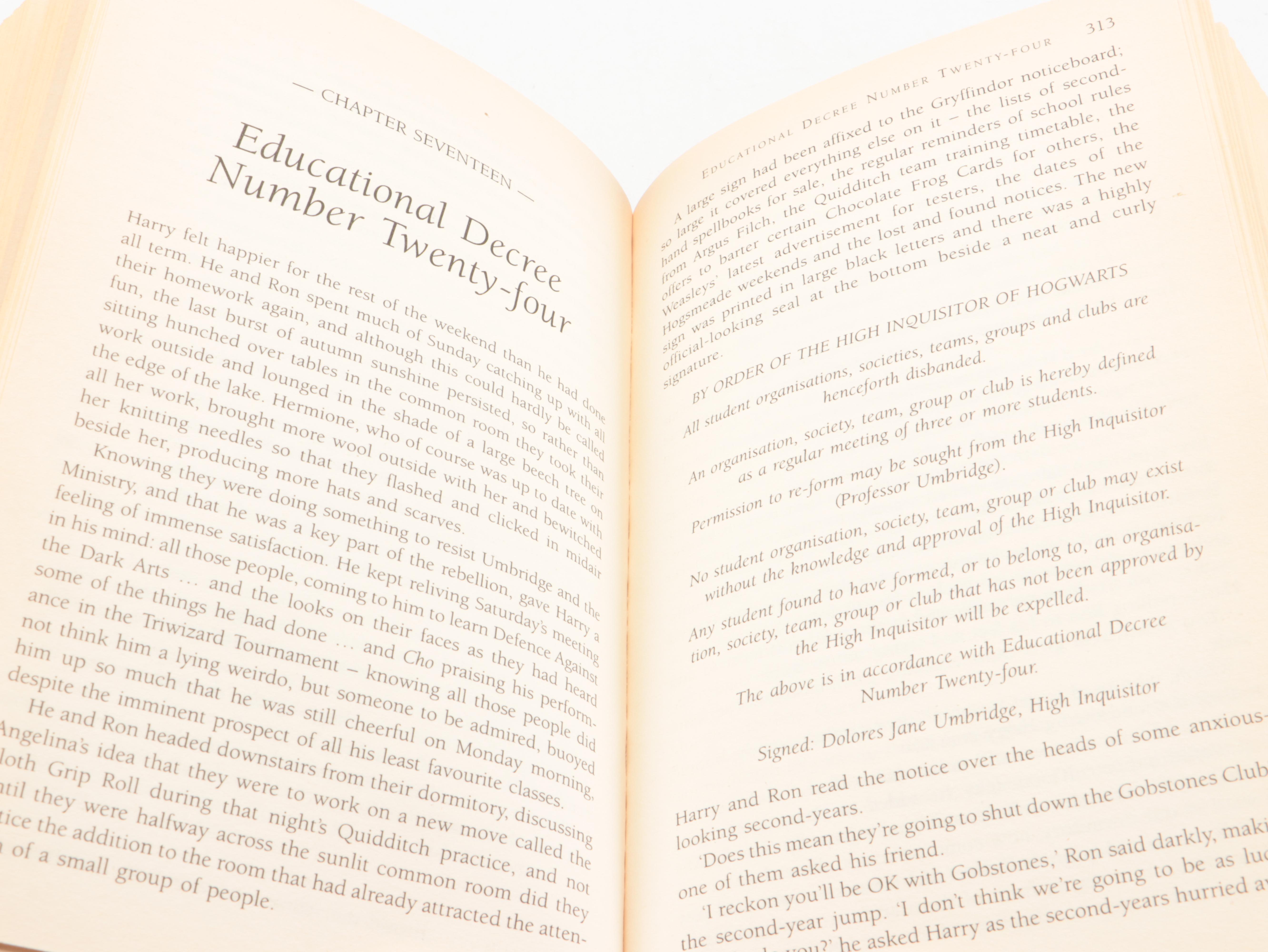 First UK Edition "Harry Potter and the Order of the Phoenix" by J. K. Rowling