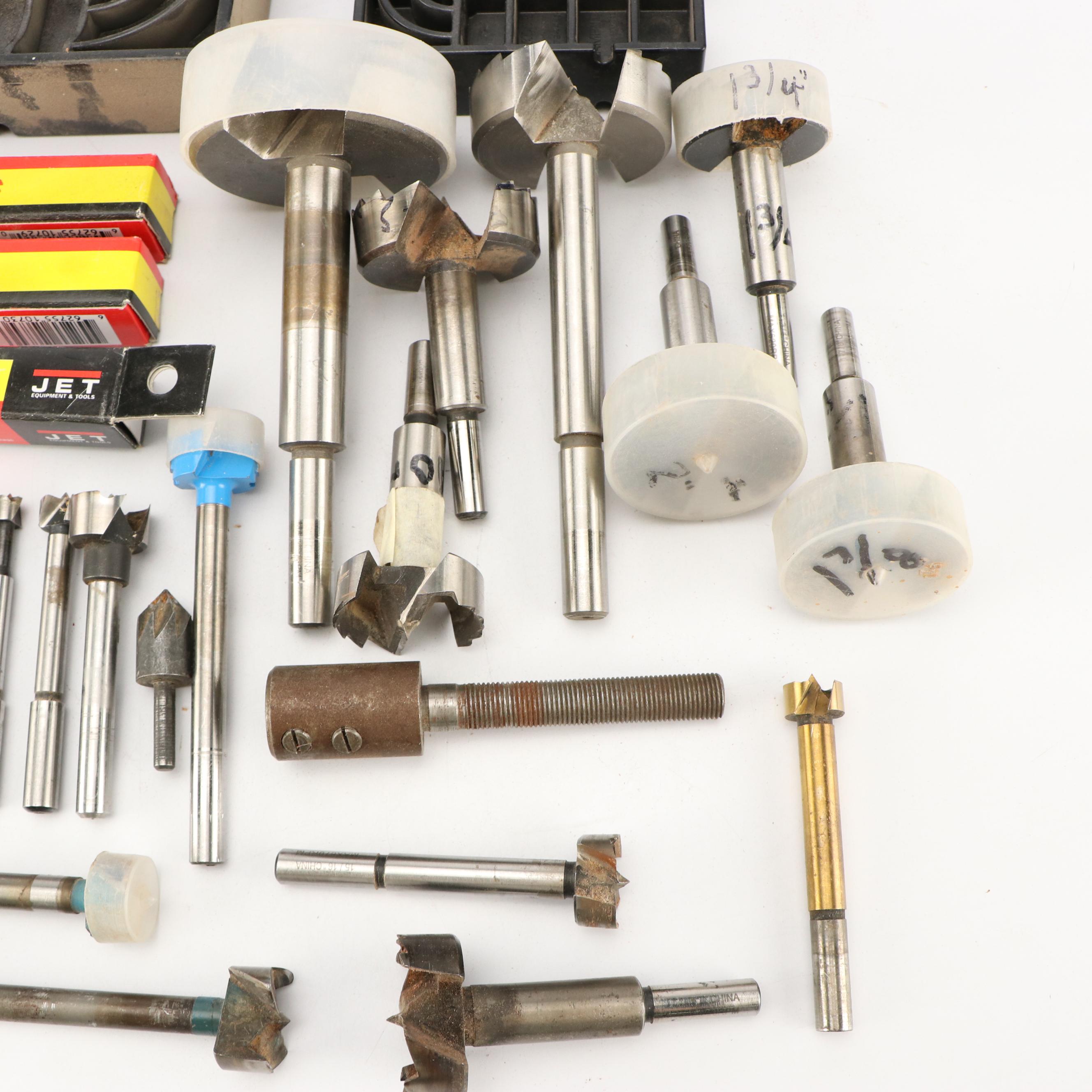 JET Mortising Bit & Chisels with Rockler Clampit Assembly Squares and Drill Bits