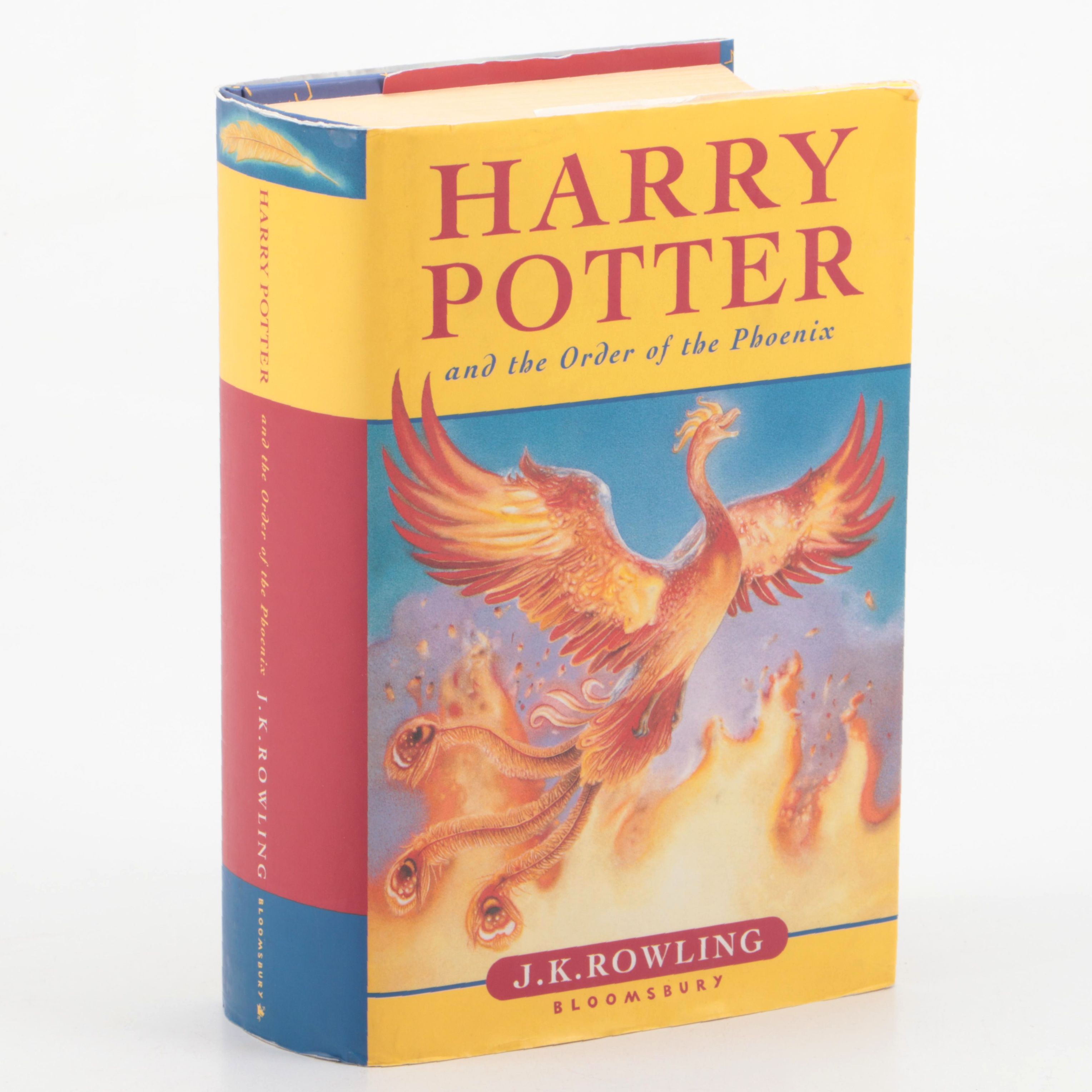 First UK Edition "Harry Potter and the Order of the Phoenix" by J. K. Rowling