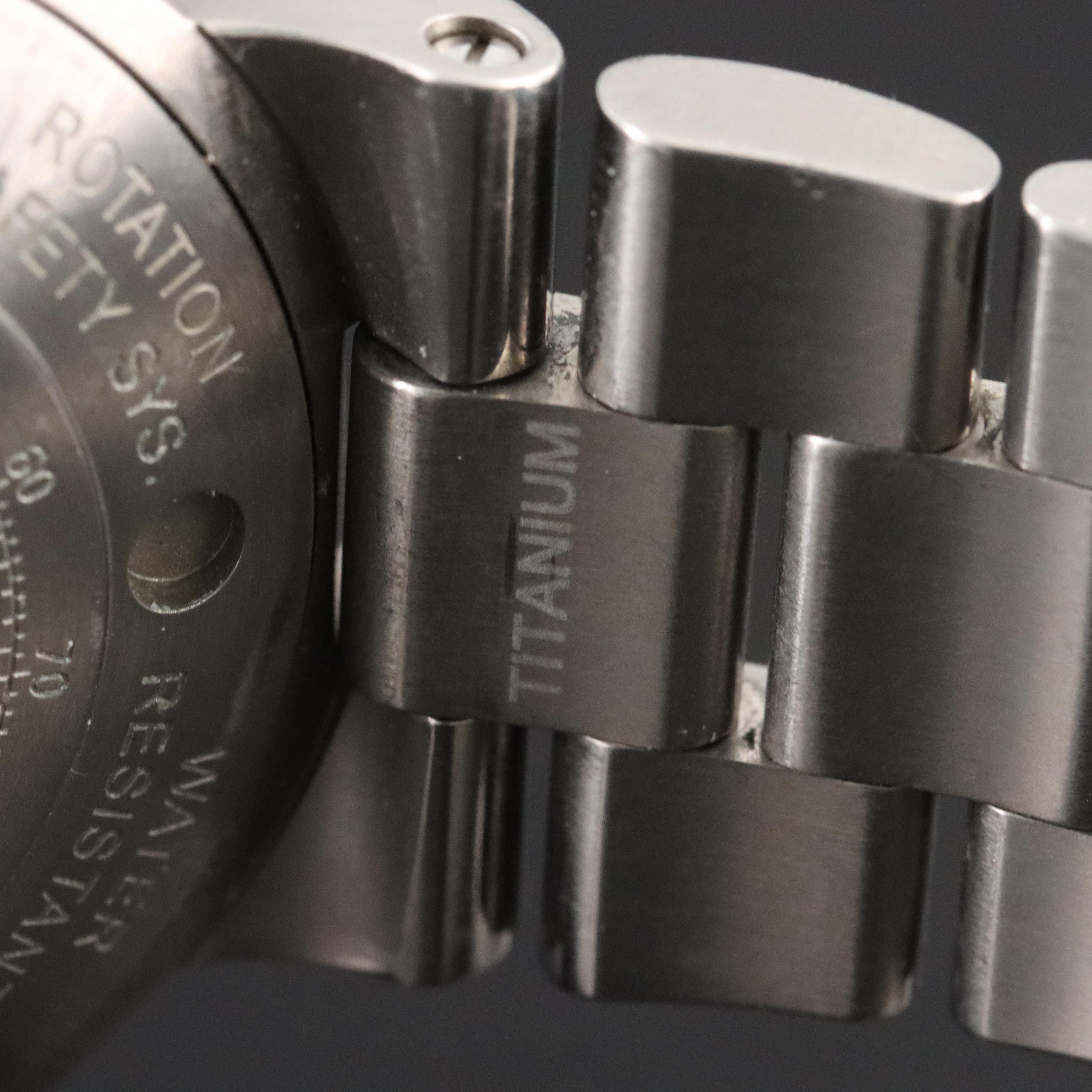 Oris ProDiver Chronograph 7630-71 Black 51mm Titanium Automatic Watch