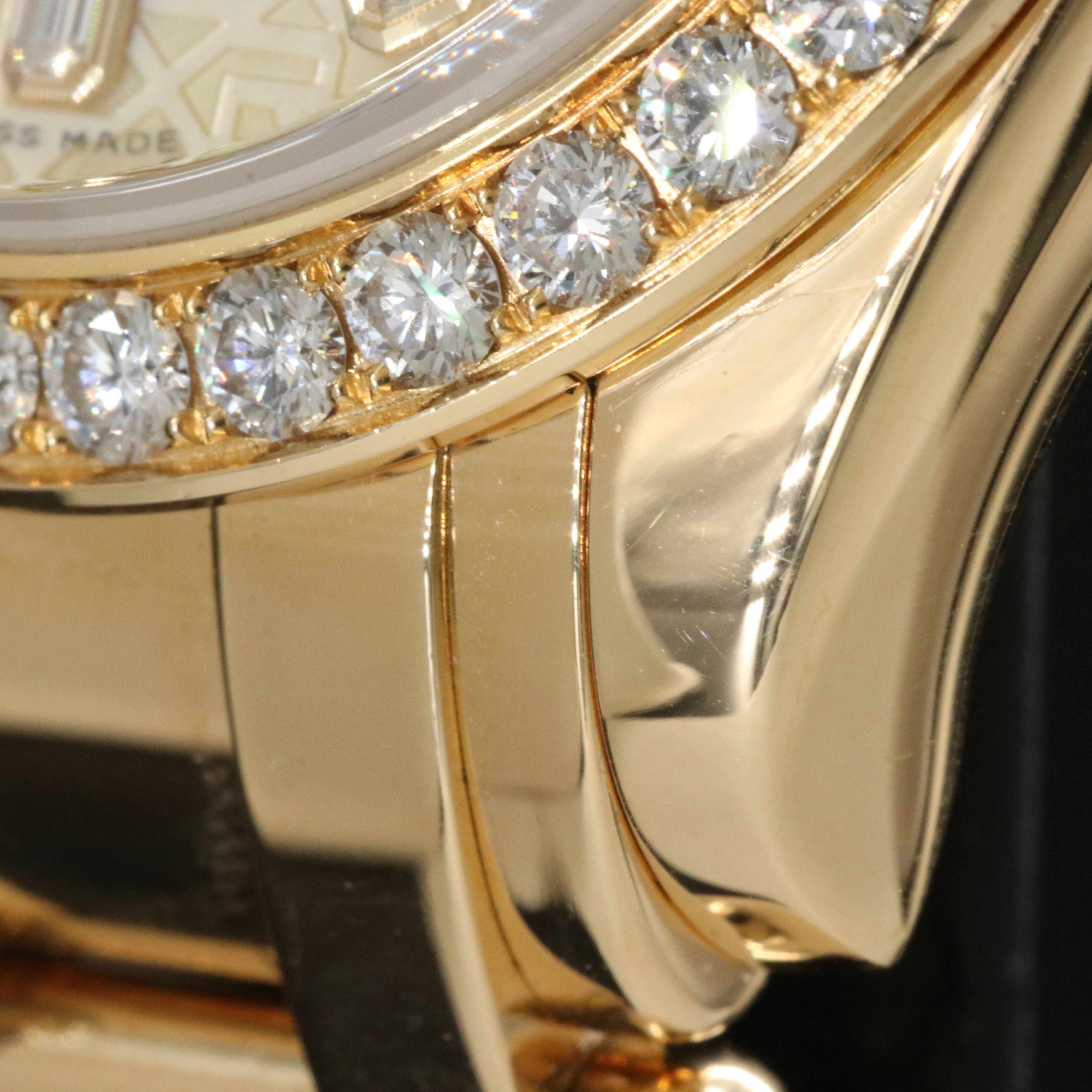 Rolex Day-Date Masterpiece 18948 2.75 CTW Diamond 18K Gold Watch c.2007