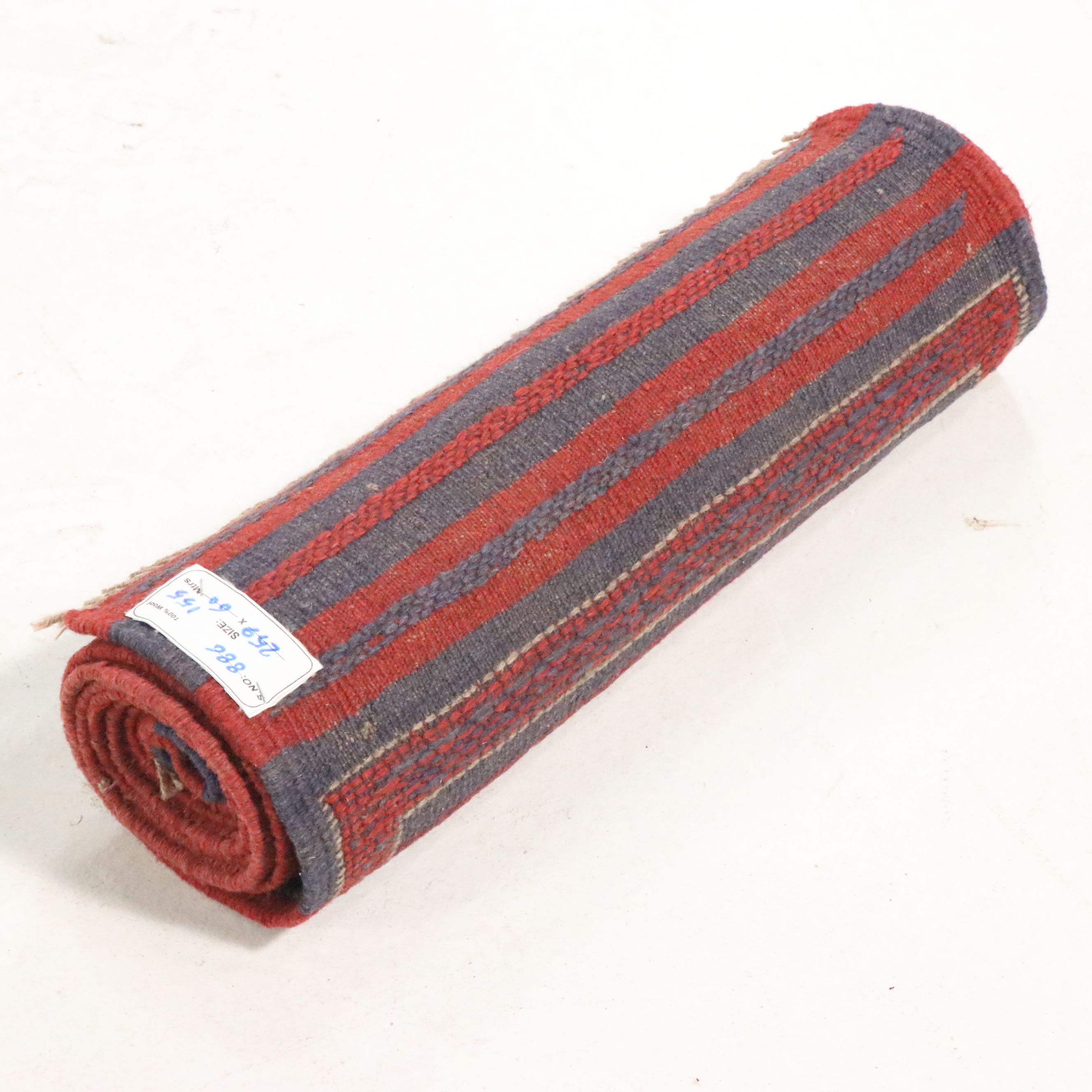 2' x 8'7 Handwoven Afghan Mashwani Carpet Runner