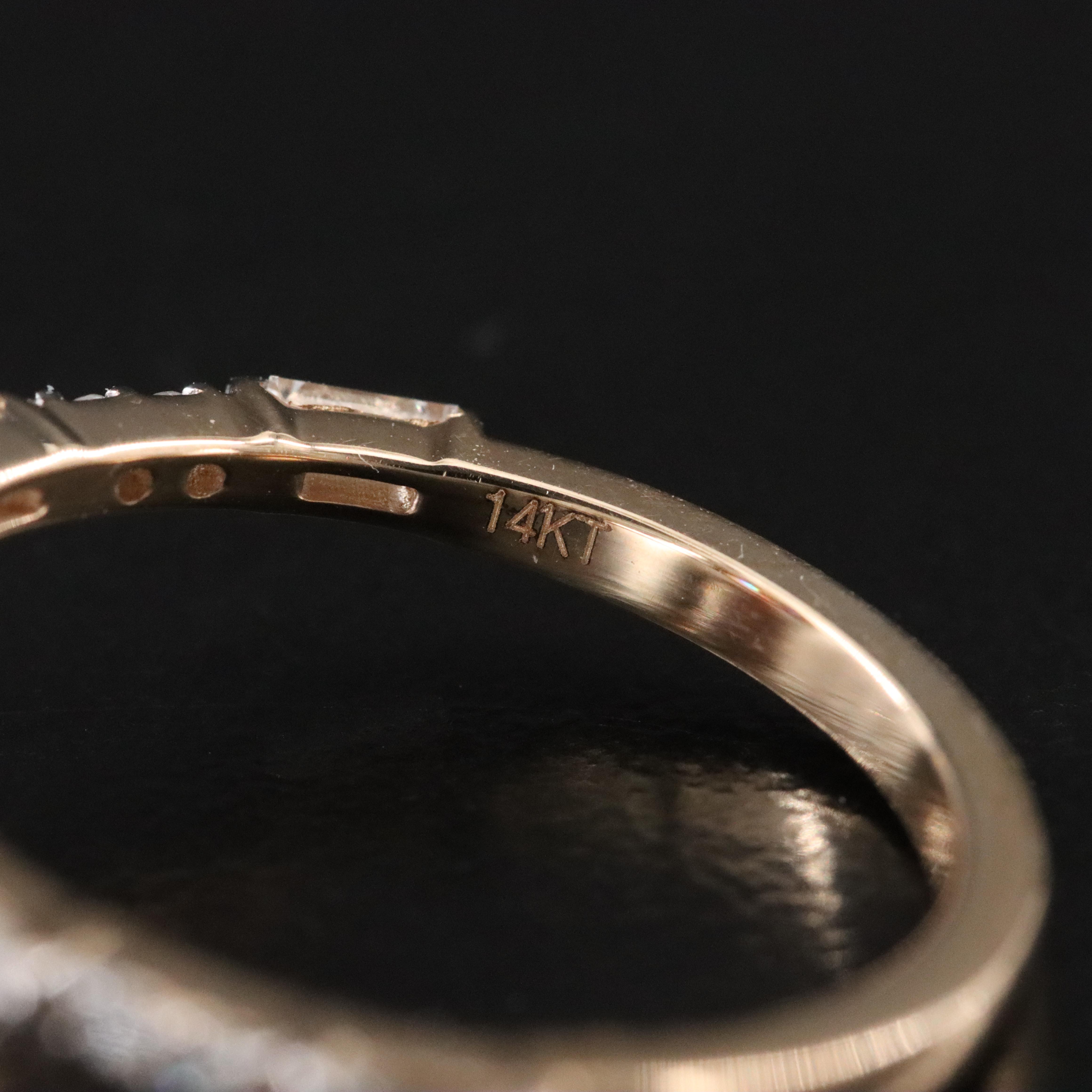 14K 5.31 CTW Lab Grown Diamond Ring with IGI Report and Fancy Pink Center