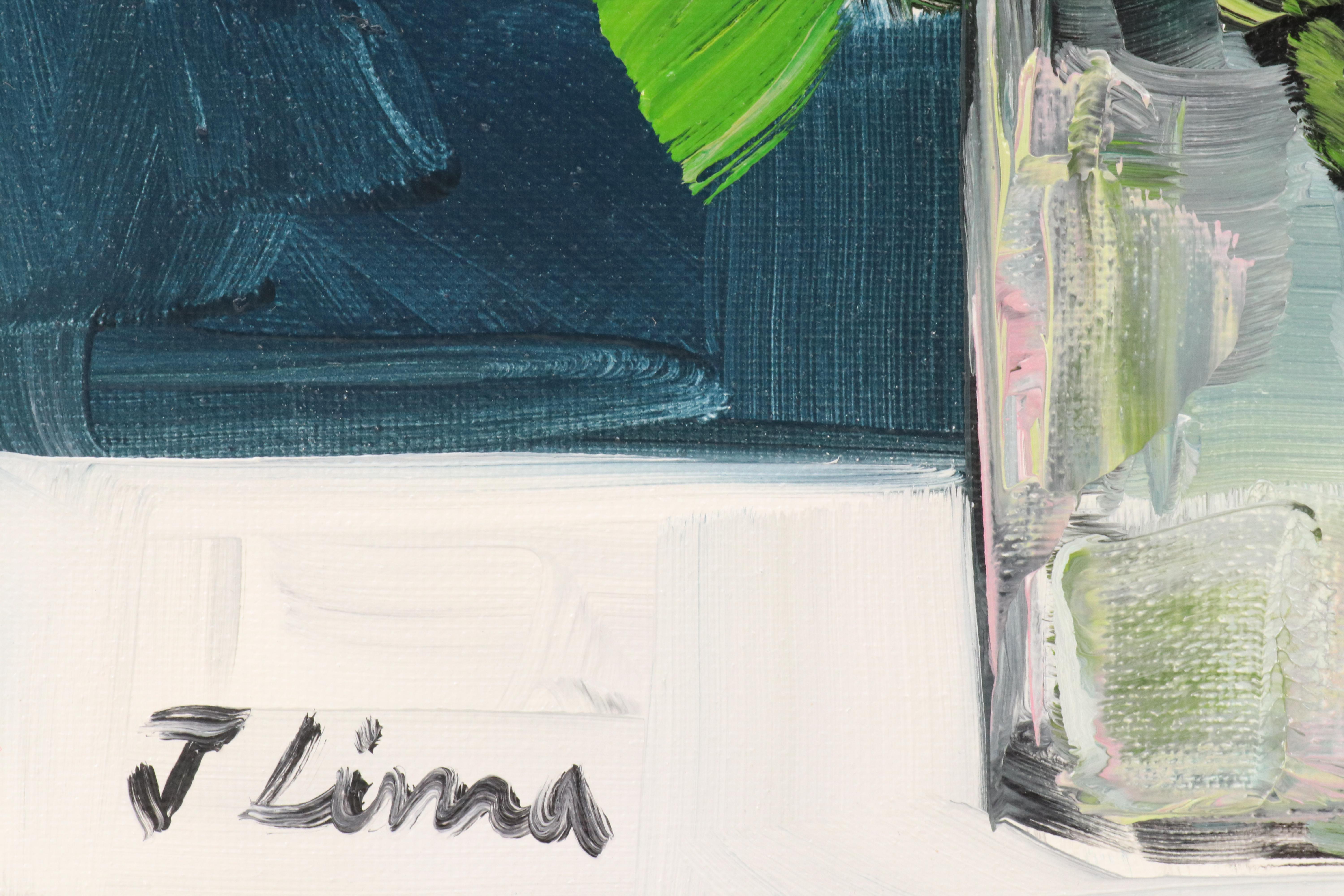 José M. Lima Floral Still Life Oil Painting, 2025