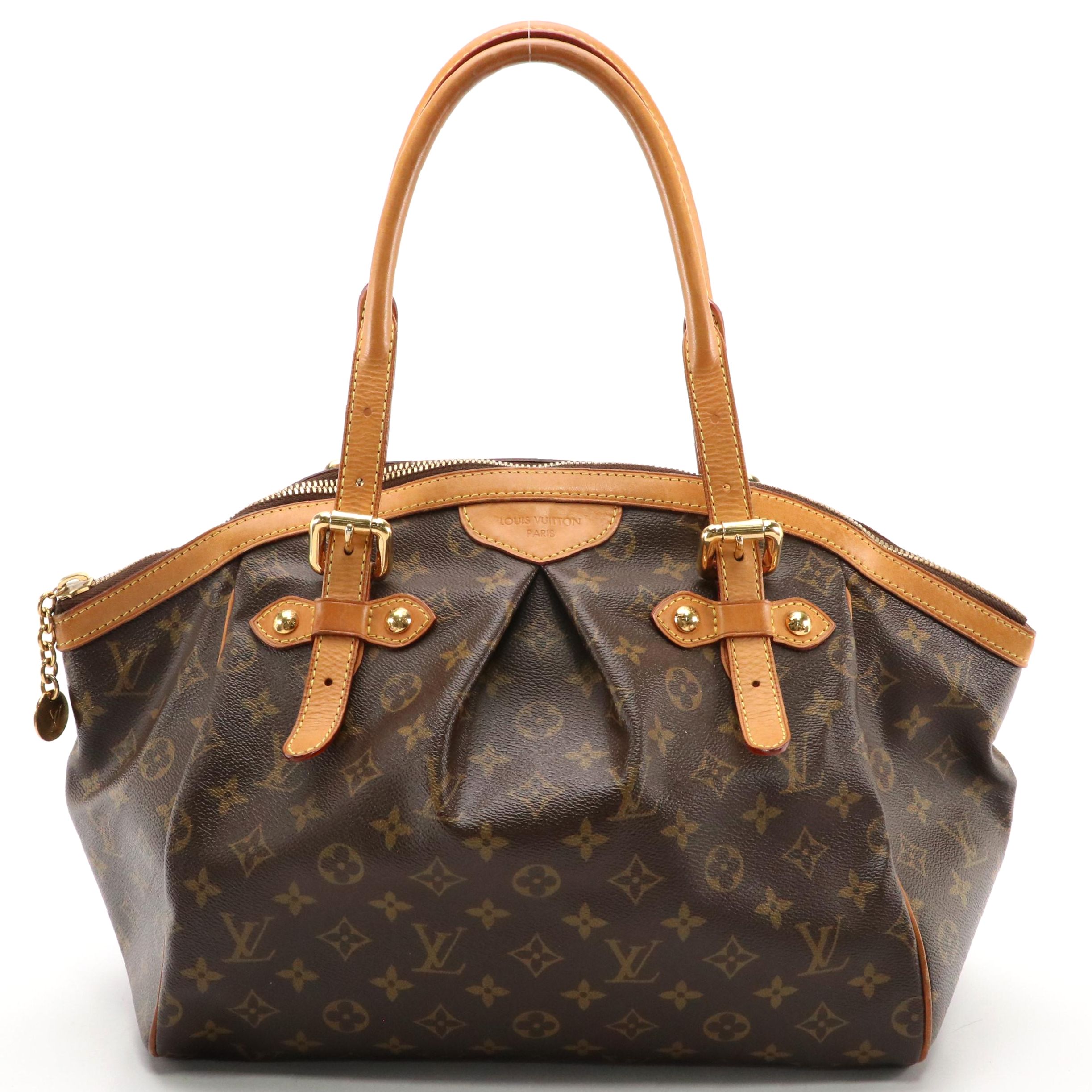 Louis Vuitton Tivoli PM Handbag in Monogram Canvas and Leather