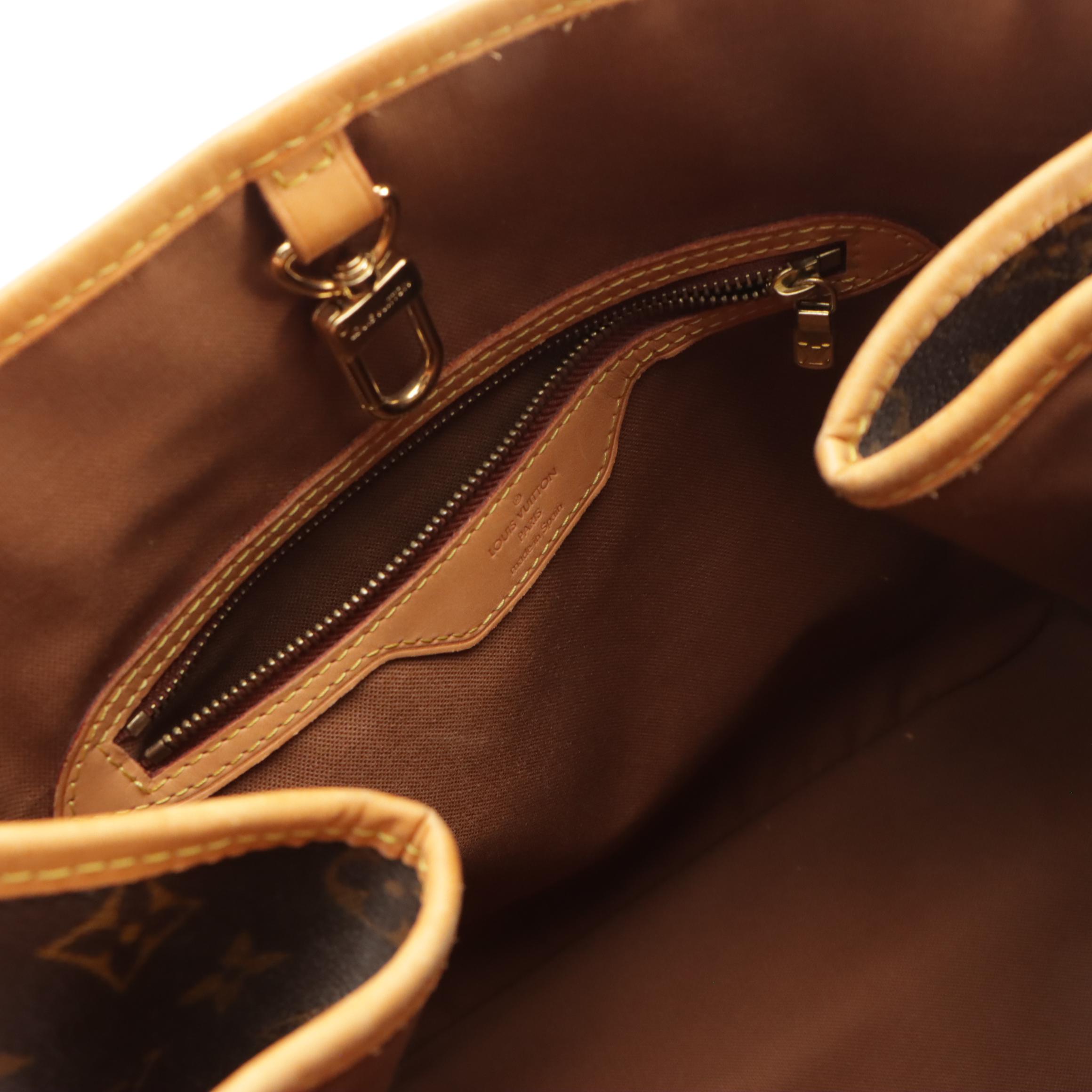 Louis Vuitton Batignolles Shoulder Bag in Monogram Canvas and Leather Trim