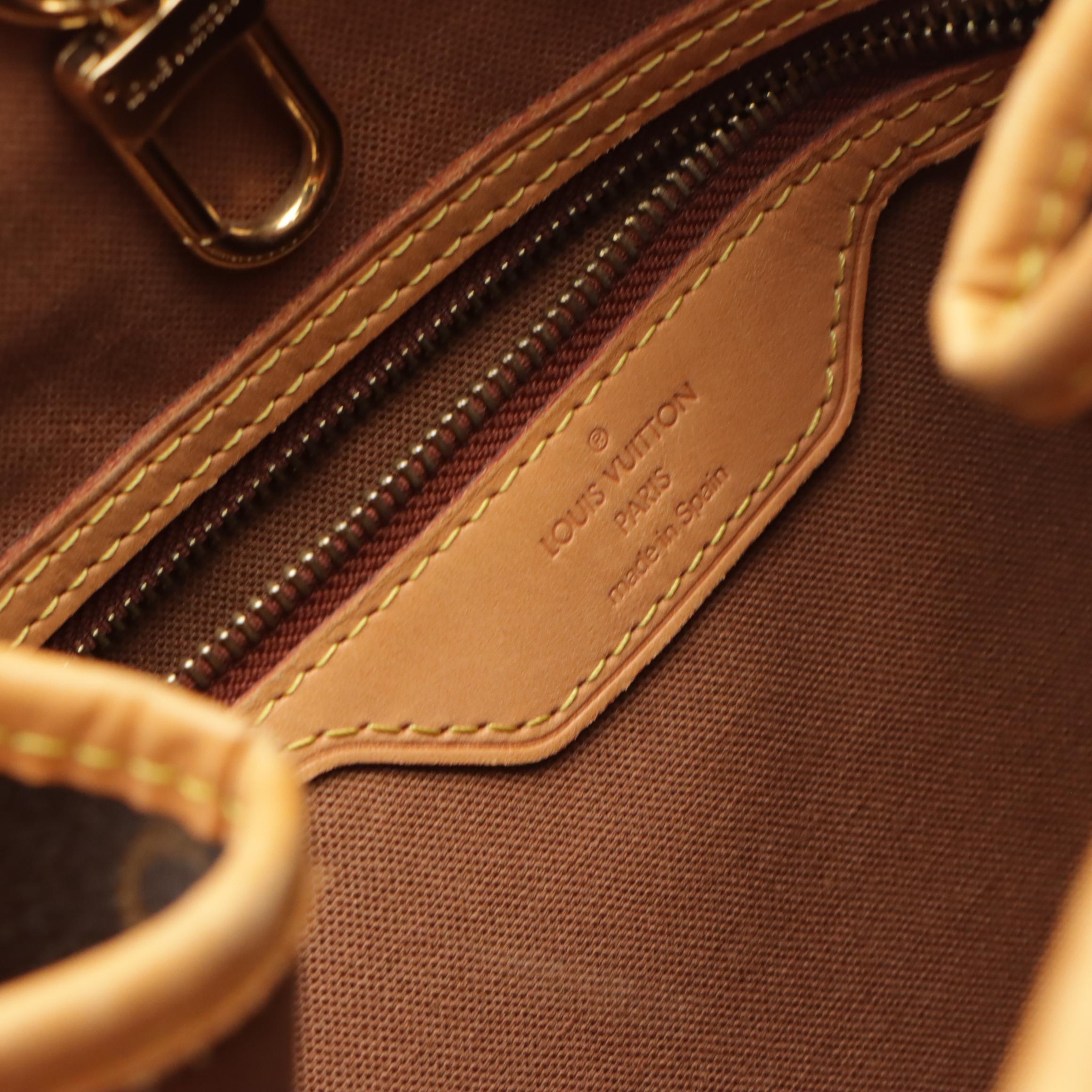 Louis Vuitton Batignolles Shoulder Bag in Monogram Canvas and Leather Trim