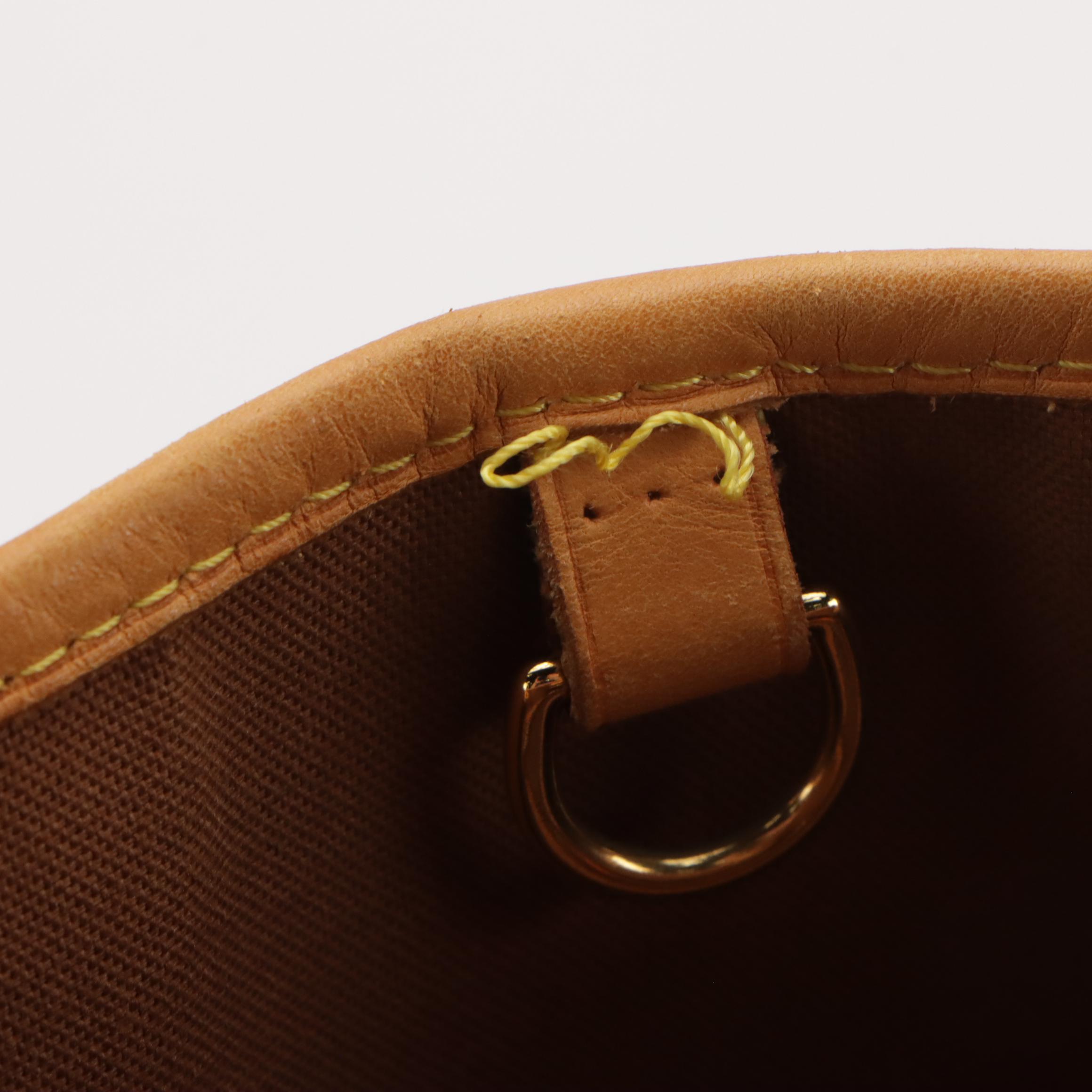 Louis Vuitton Batignolles Shoulder Bag in Monogram Canvas and Leather Trim