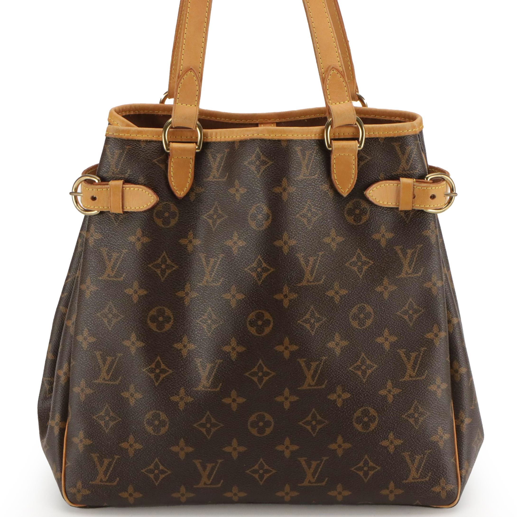 Louis Vuitton Batignolles Shoulder Bag in Monogram Canvas and Leather Trim