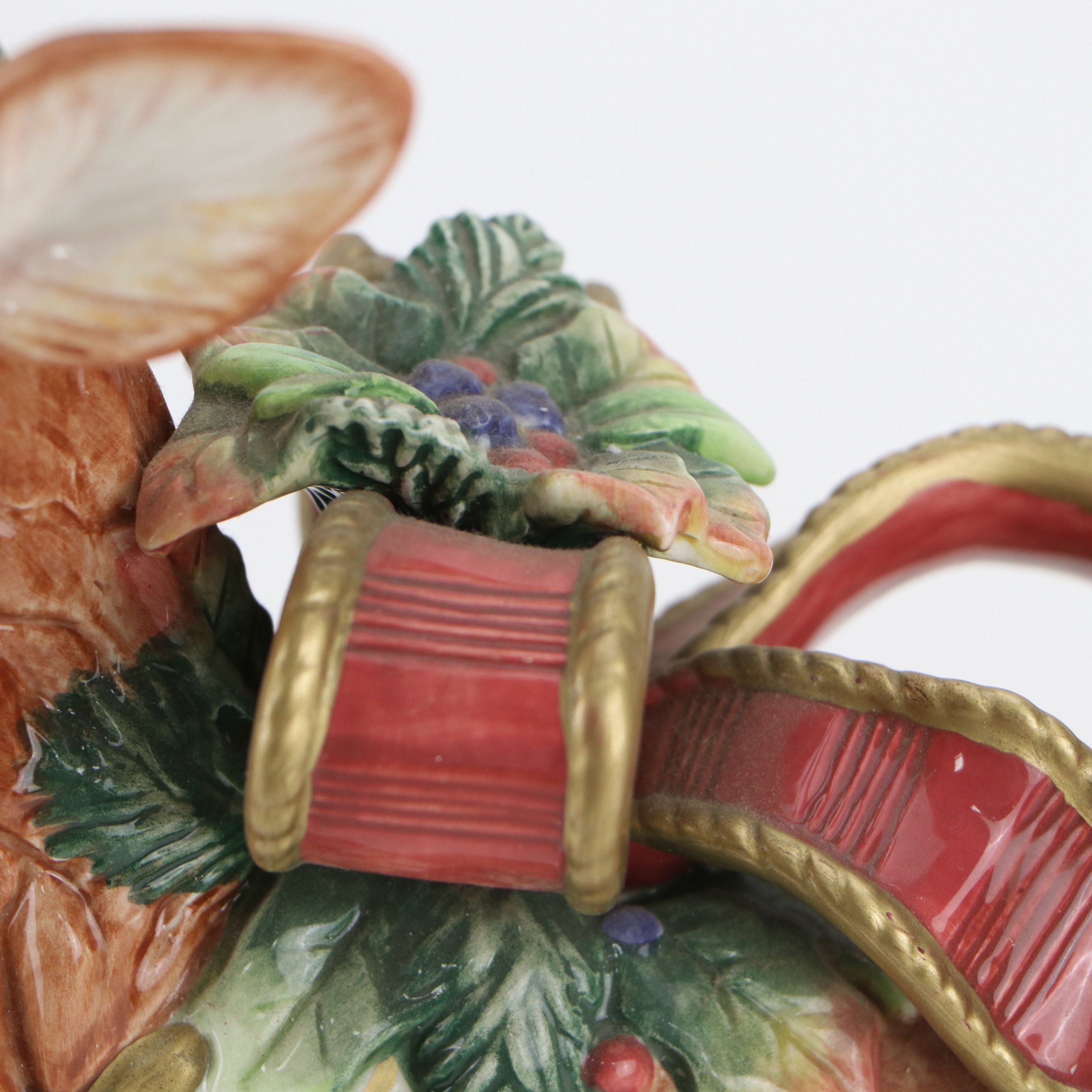 Fitz & Floyd Ceramic Reindeer Figurine