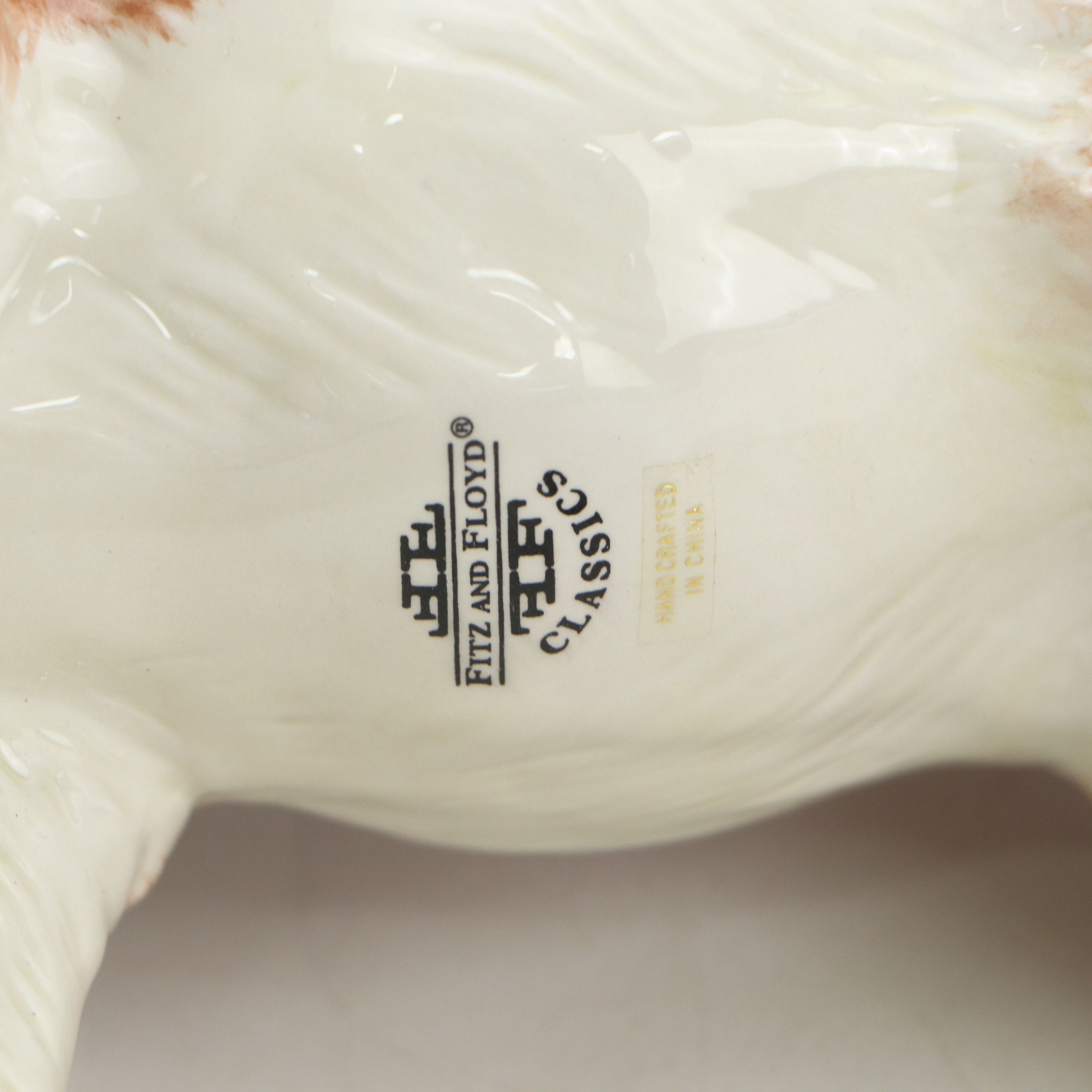 Fitz & Floyd Ceramic Reindeer Figurine