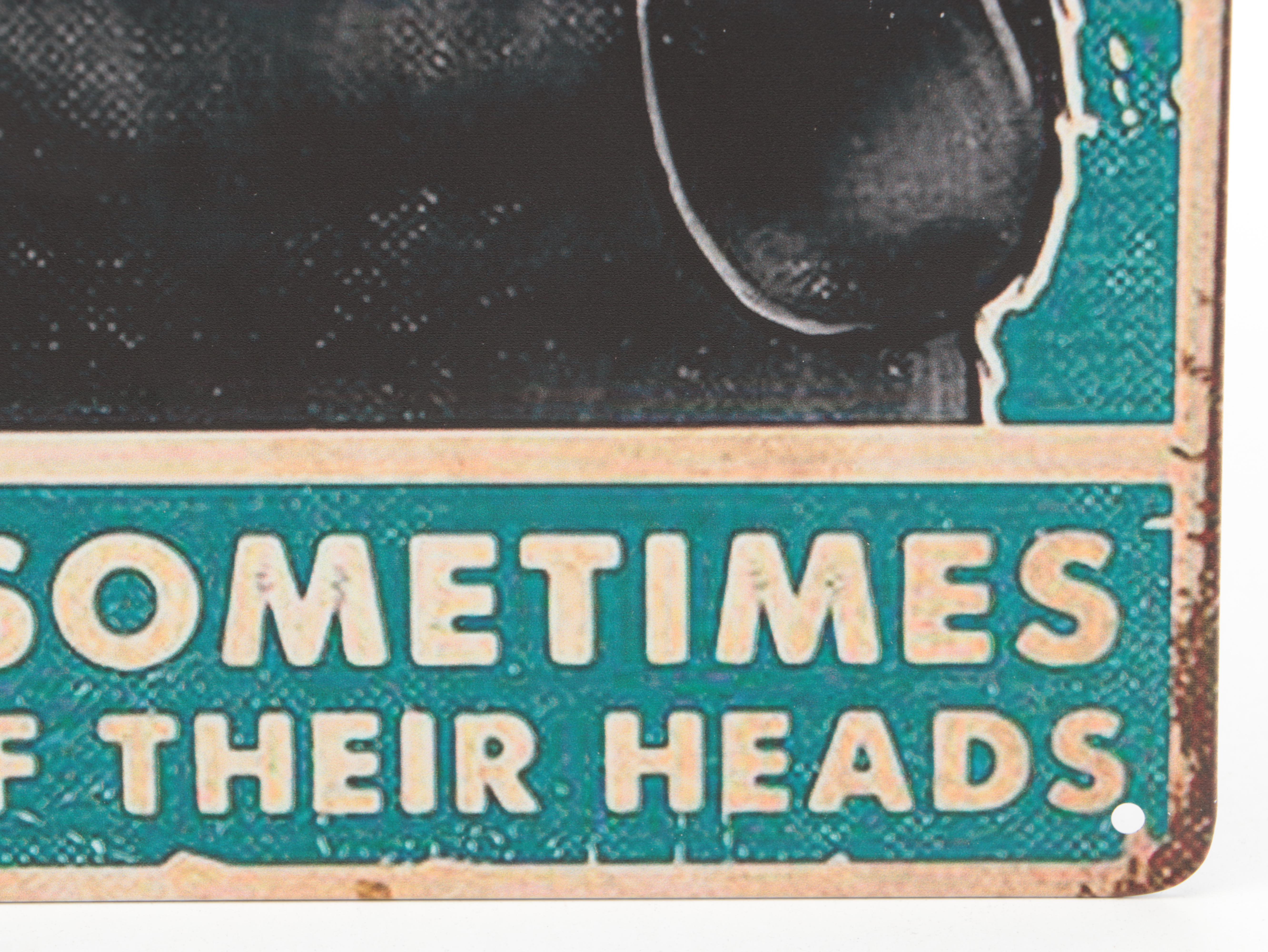 Giclée of Cheeky Cat "I Shoot People and Sometimes Cut Off Their Heads"