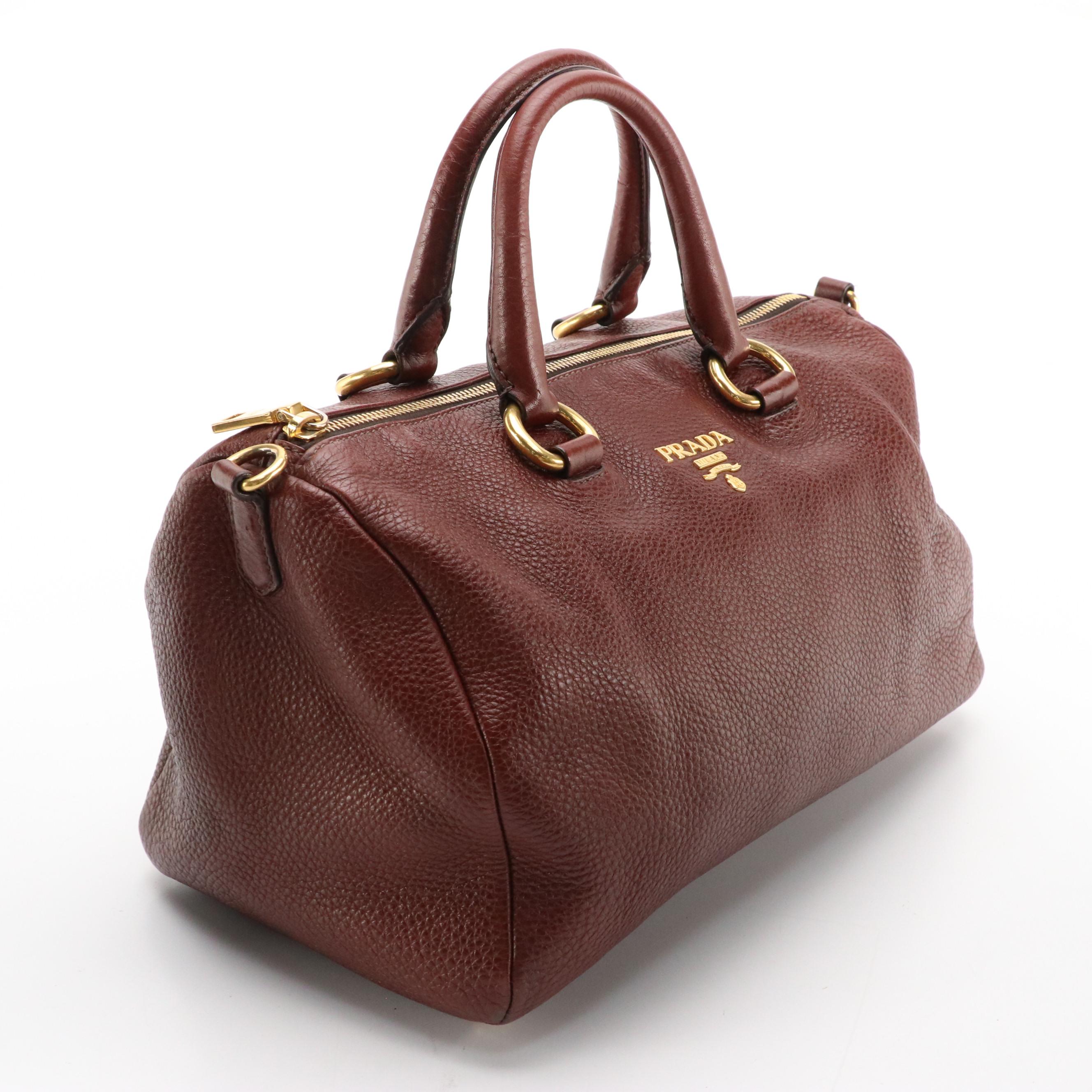 Prada Vitello Daino Leather Two-Way Bag