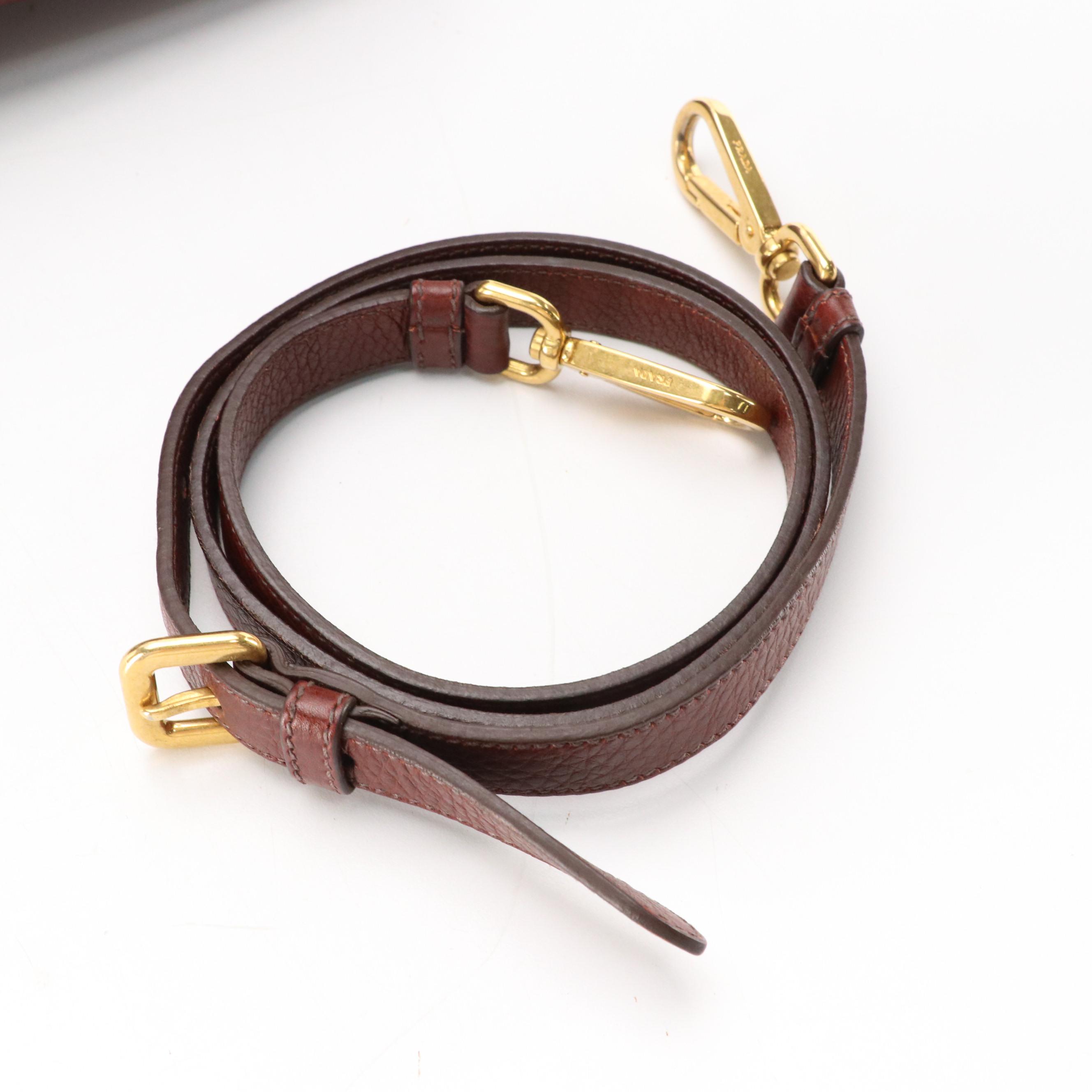 Prada Vitello Daino Leather Two-Way Bag