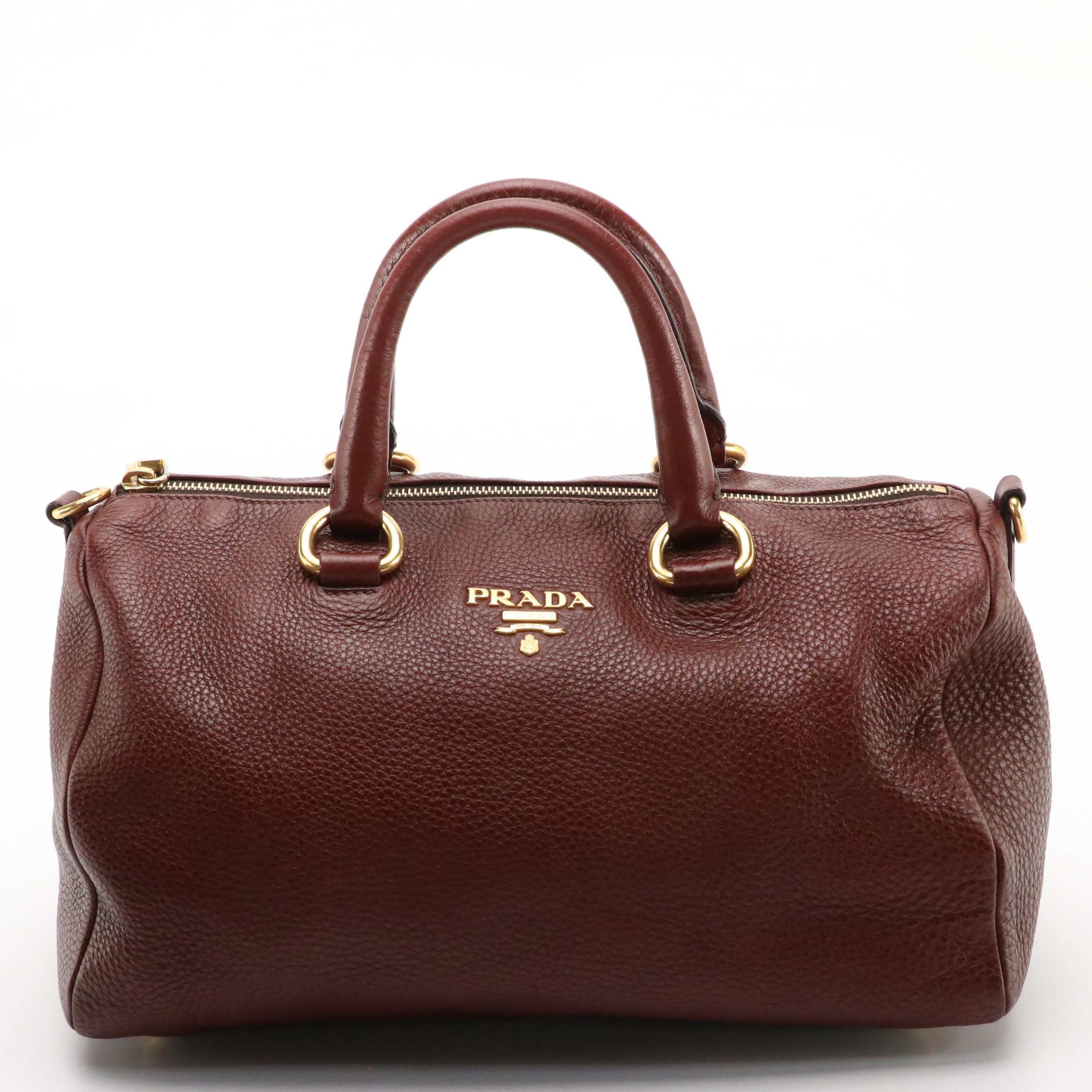 Prada Vitello Daino Leather Two-Way Bag