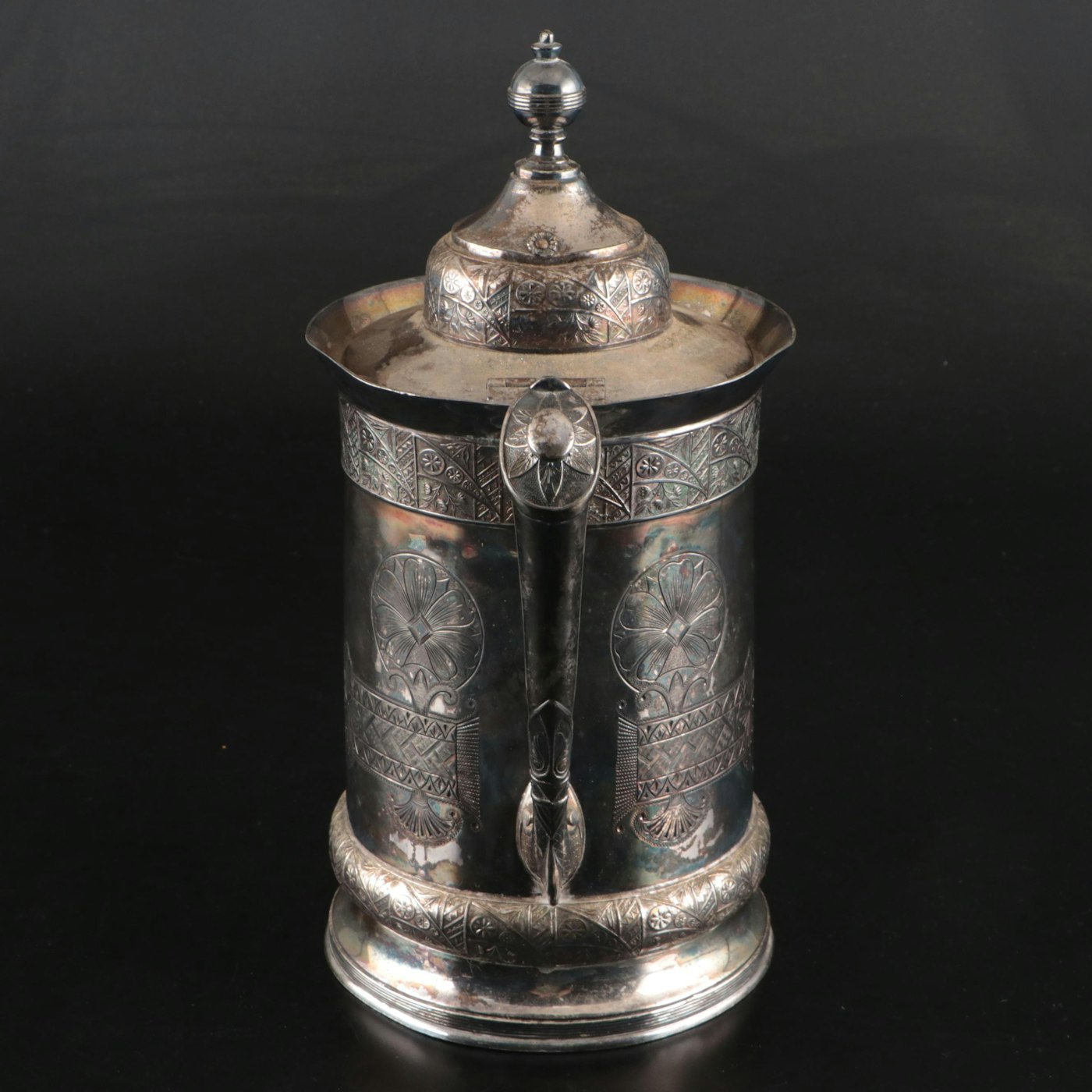 Derby Silver Co. Aesthetic Movement Style Silver Plate Water Pitcher EBTH