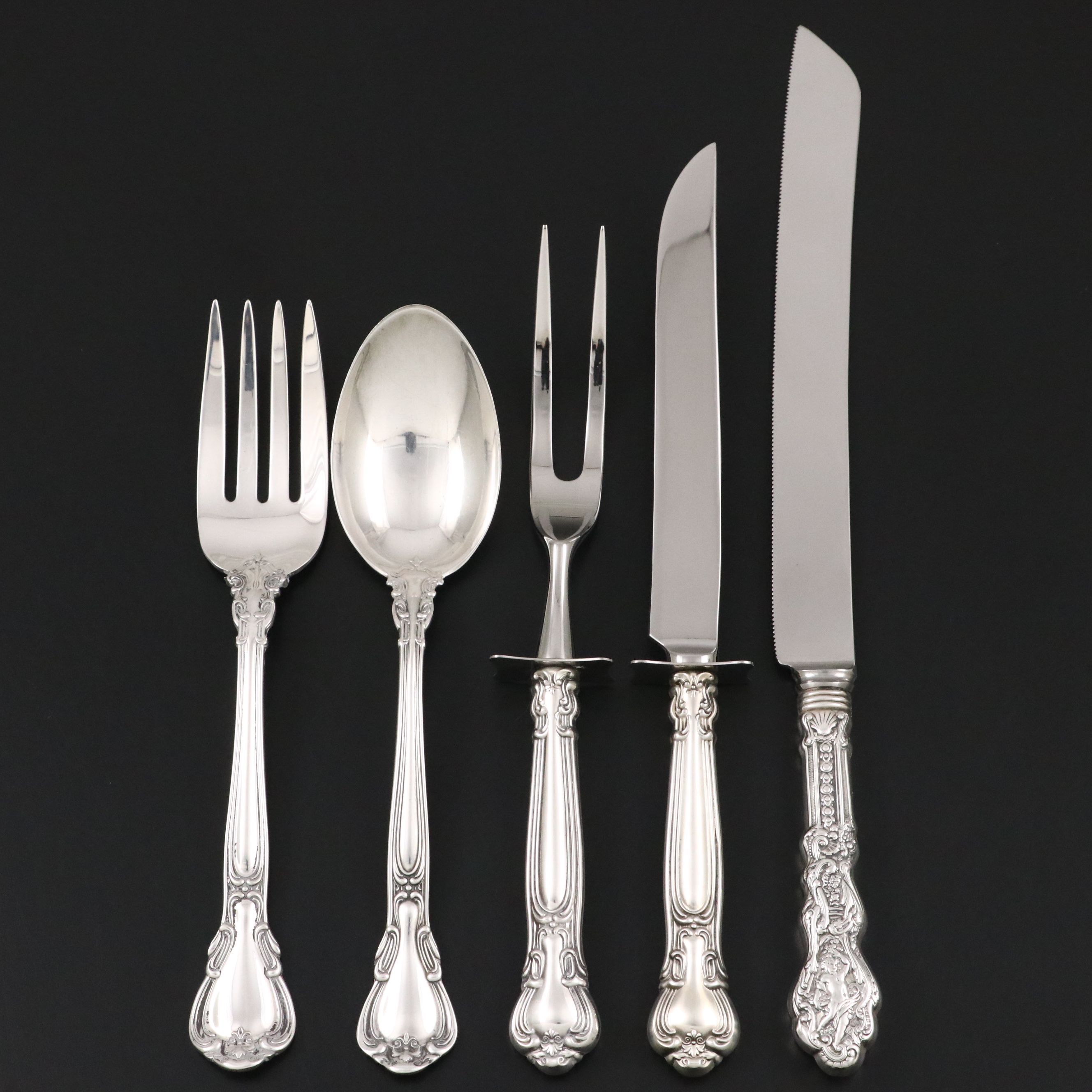 Gorham "Chantilly" Sterling Flatware, Mid-20th Century
