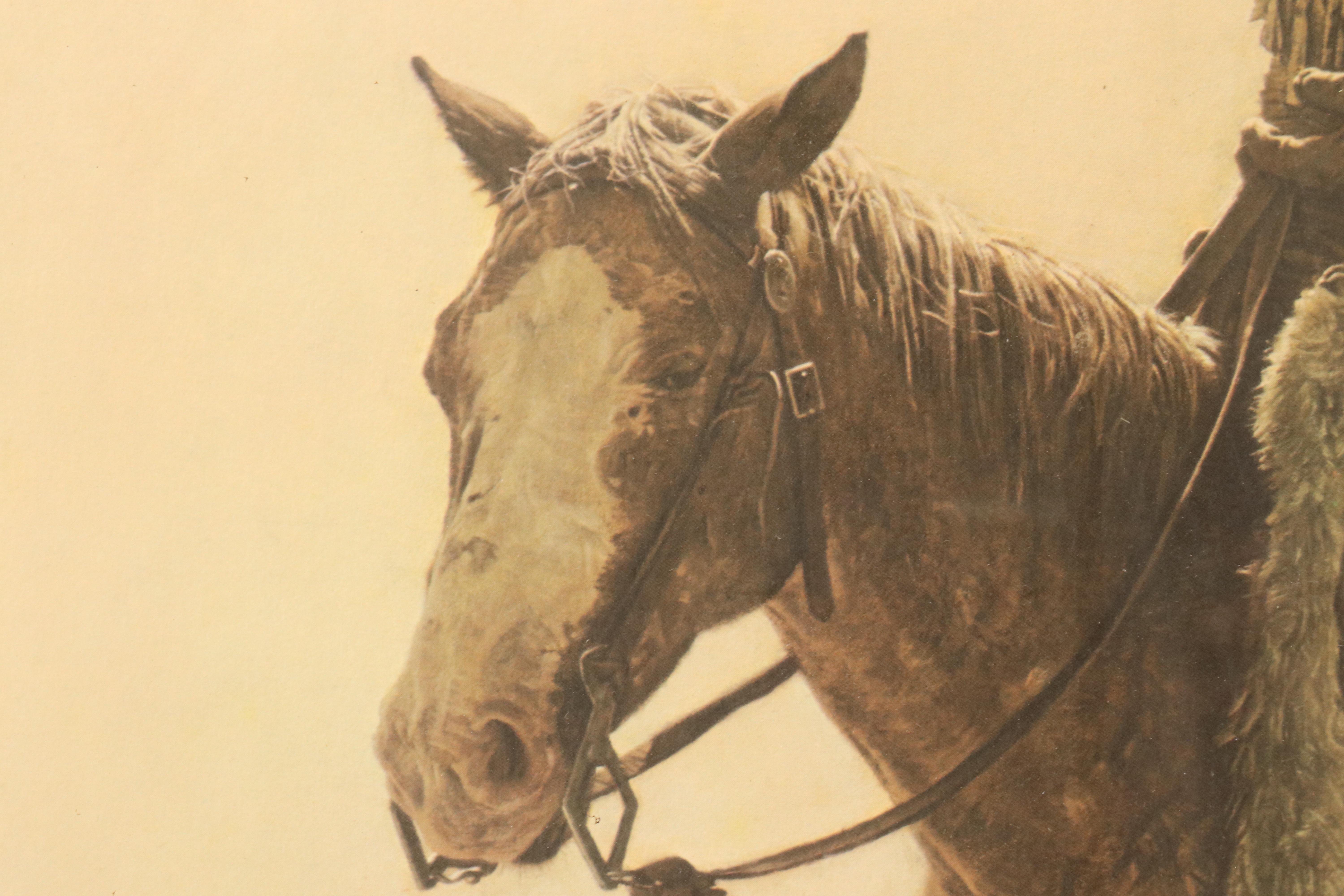 James Bama Offset Lithograph "Timber Jack Joe, Mountain Man," 1977