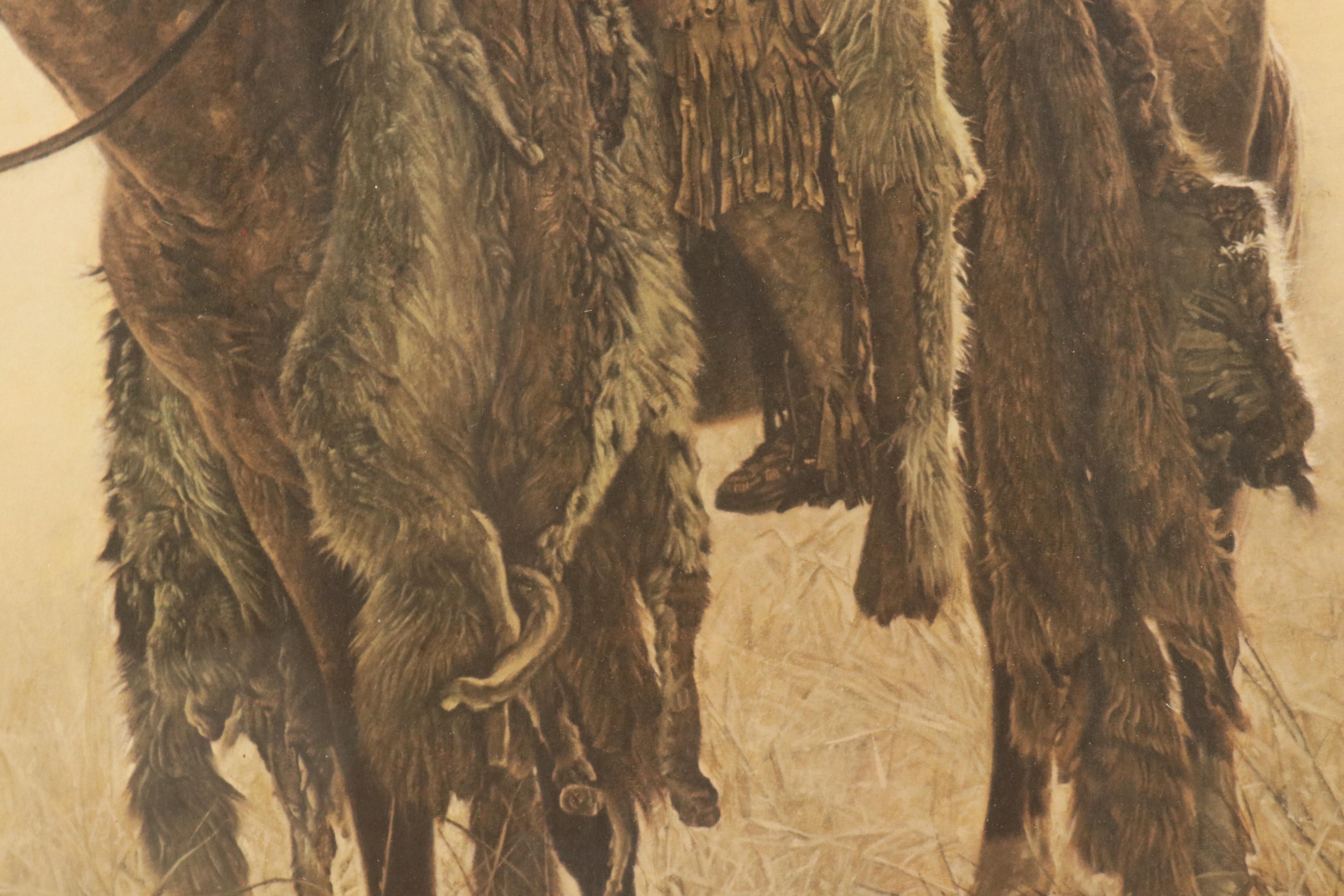 James Bama Offset Lithograph "Timber Jack Joe, Mountain Man," 1977