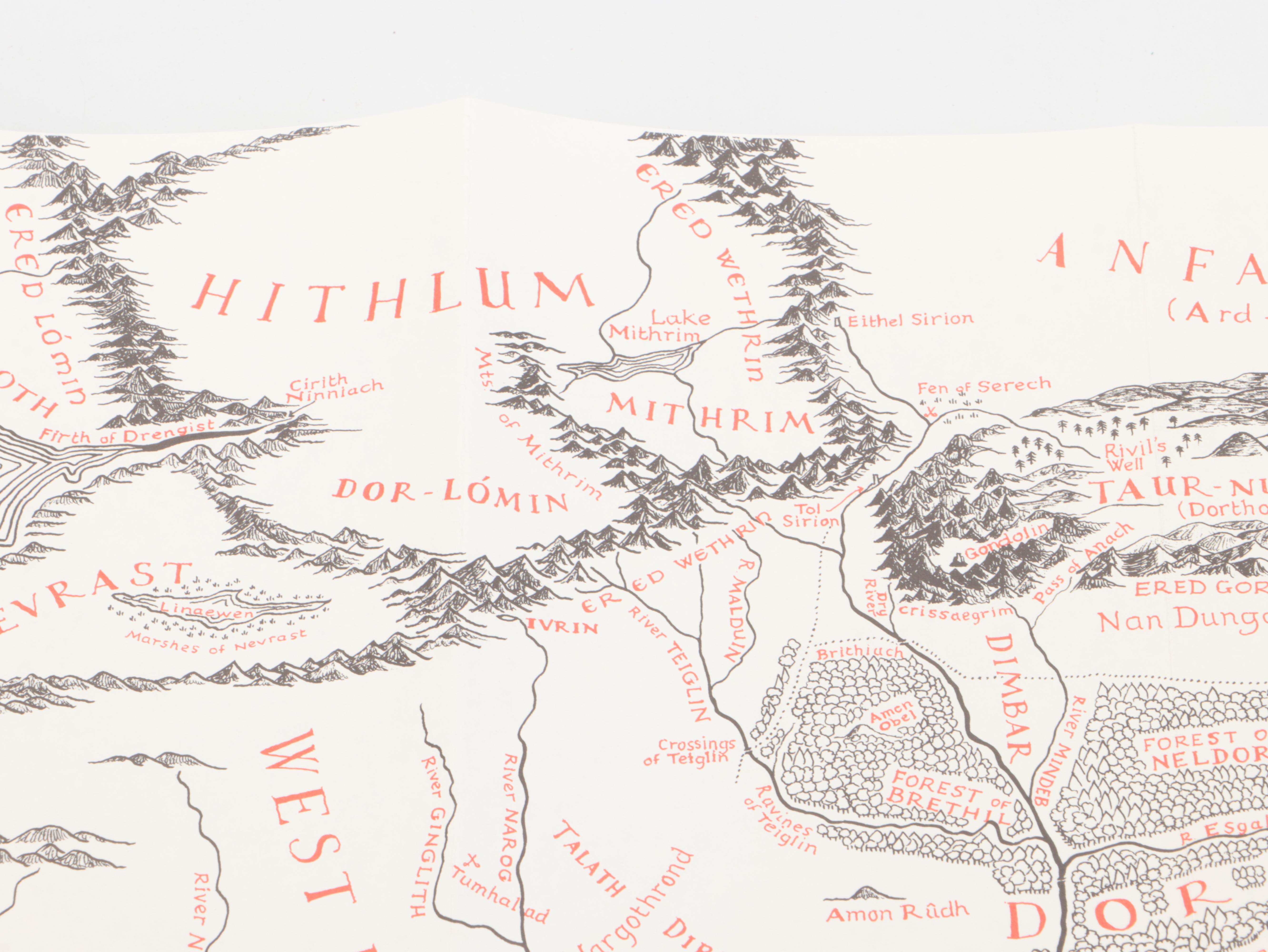First American Edition "The Silmarillion" by J. R. R. Tolkien with Map, 1977