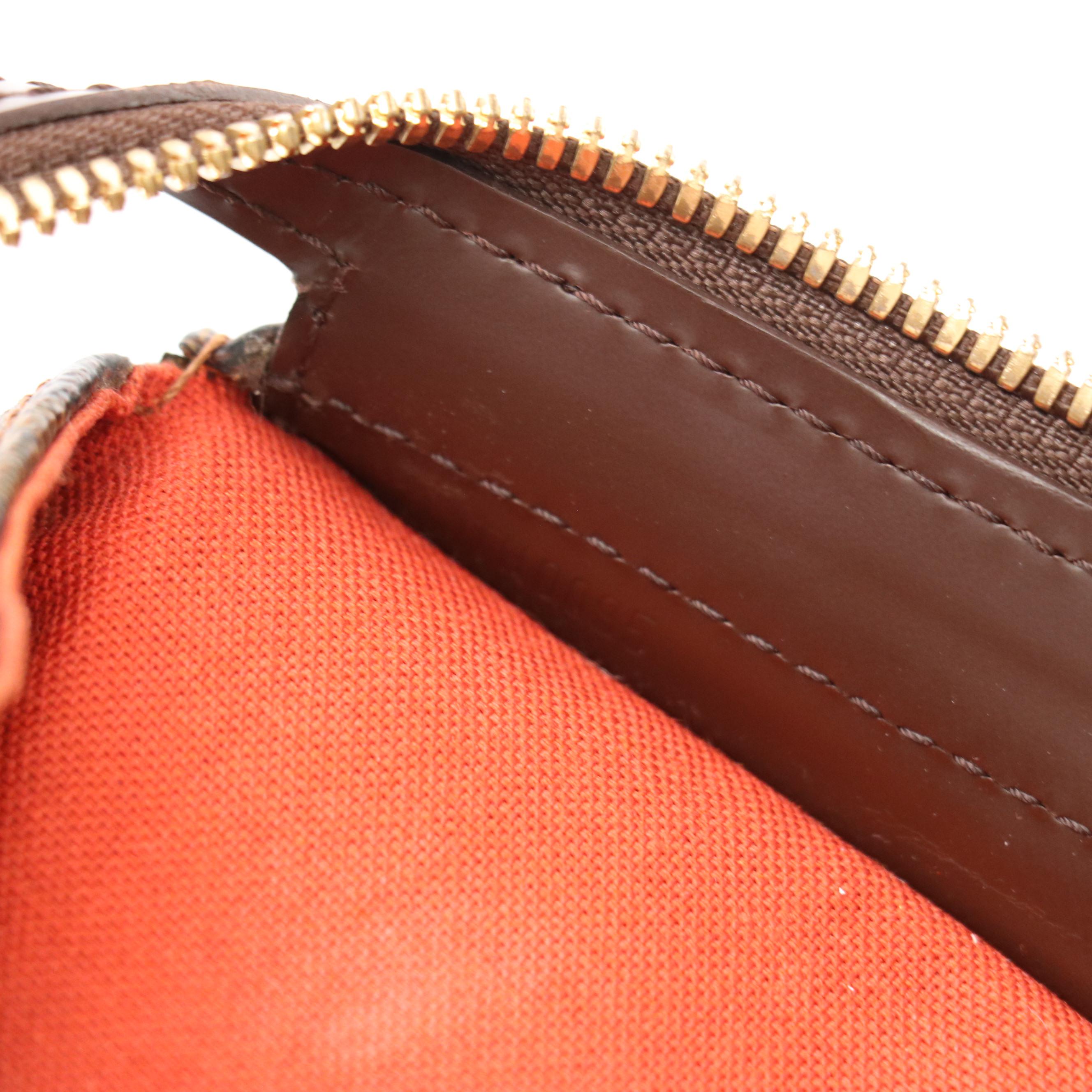 Louis Vuitton Chelsea Tote in Damier Ebene Canvas and Brown Leather