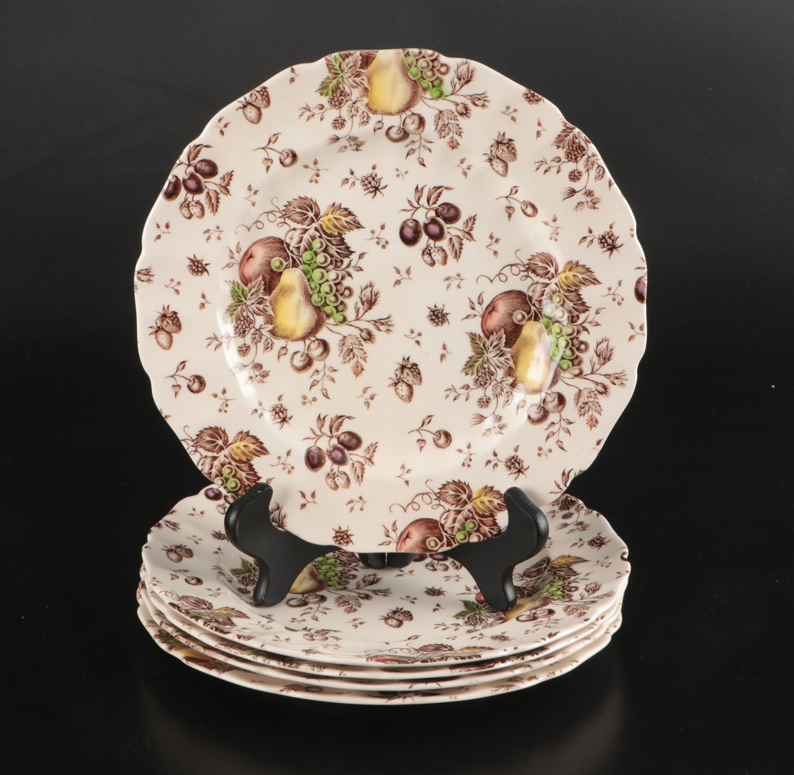Johnson Bros. "Autumn's Delight" Porcelain Tableware, Late 20th Century