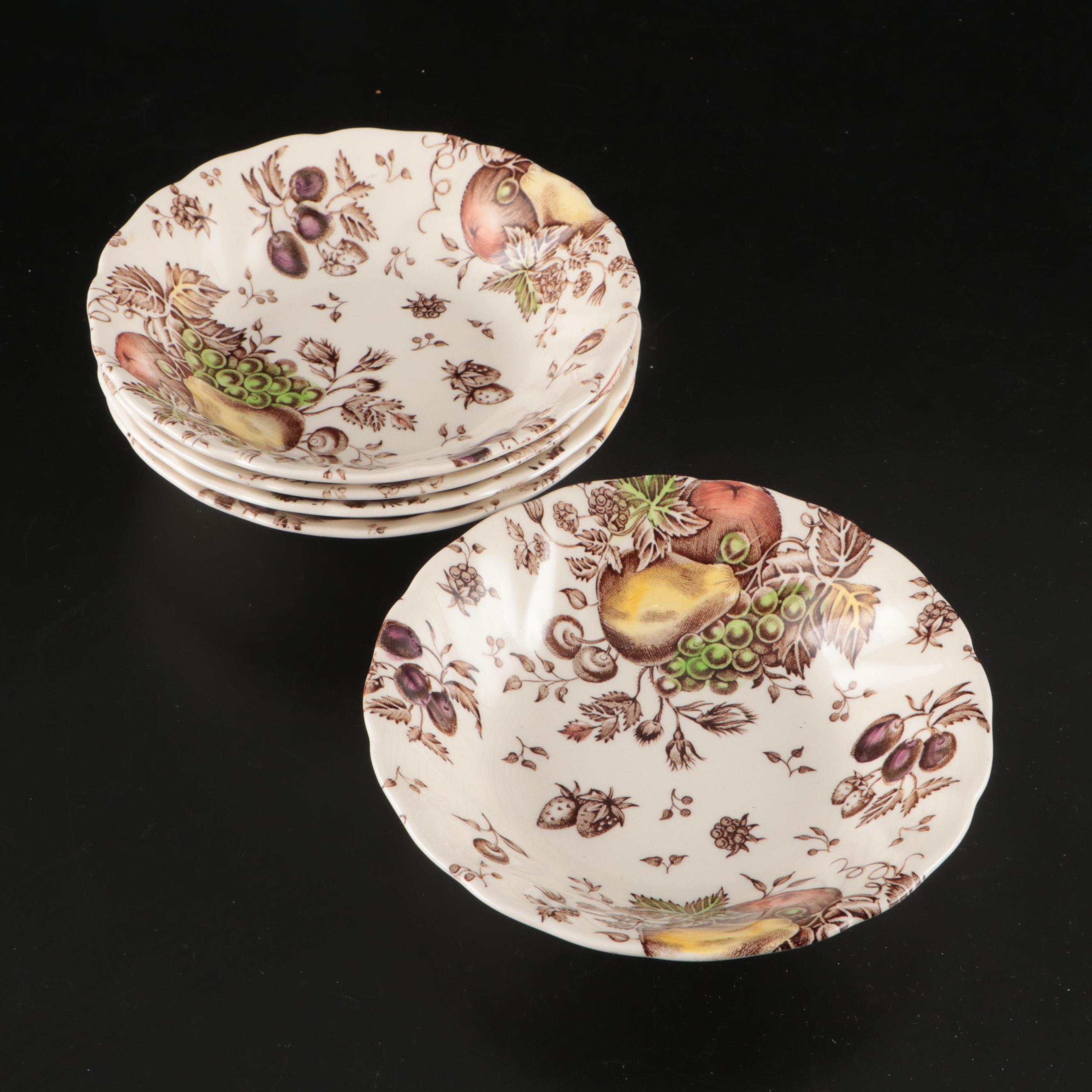 Johnson Bros. "Autumn's Delight" Porcelain Tableware, Late 20th Century