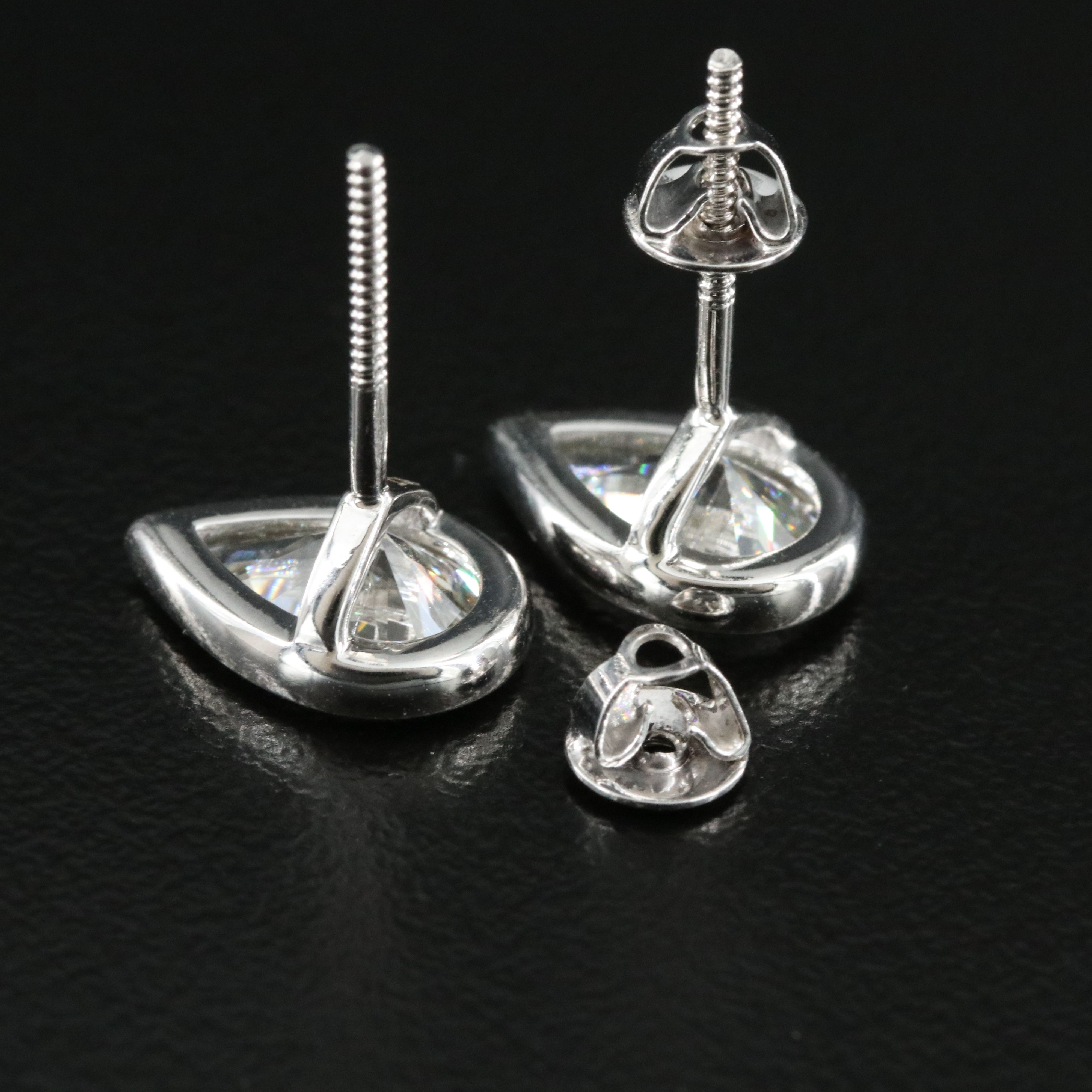 14K 2.45 CTW Lab Grown Diamond Stud Earrings with IGI Reports