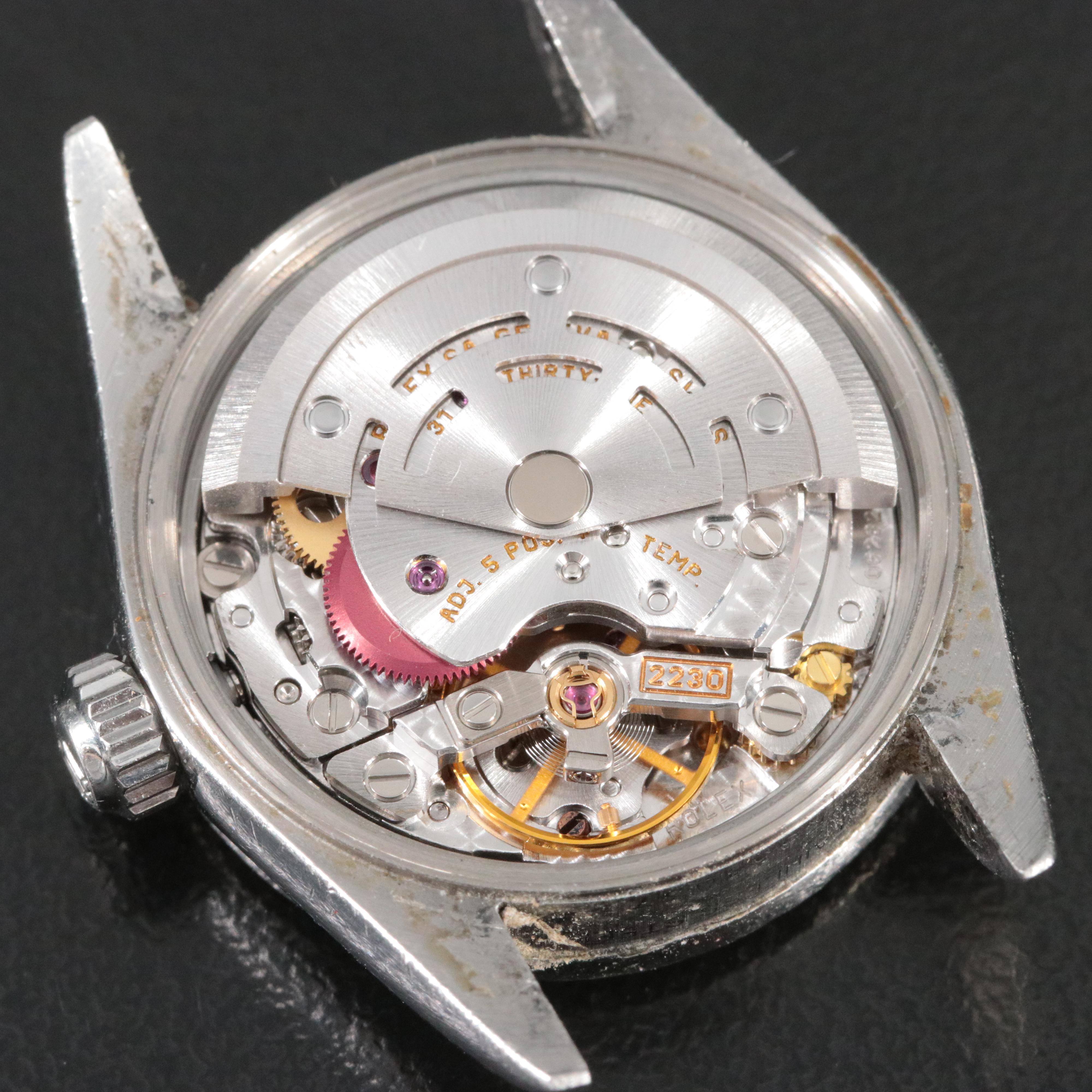 2001 Rolex Custom Diamond Dial and Bezel Oyster Perpetual 76030 Watch