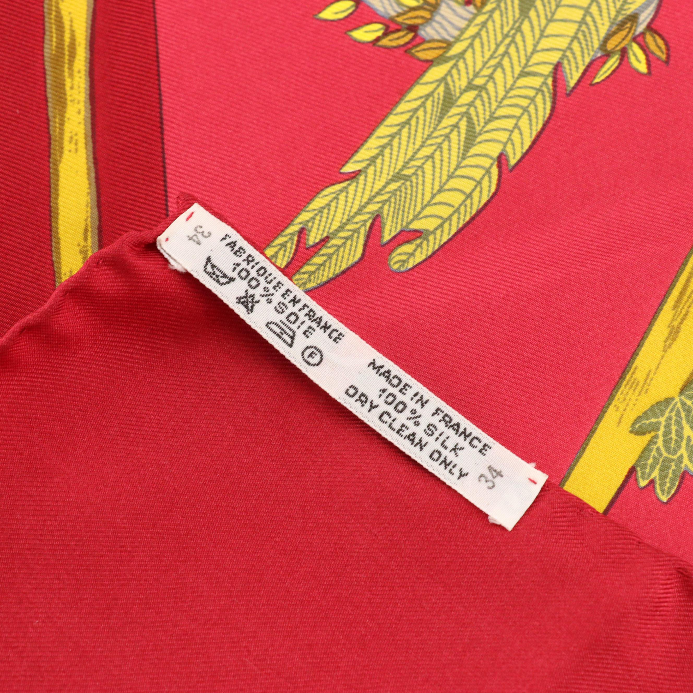 Hermès "Alphabet III" Scarf 90 in Silk Twill