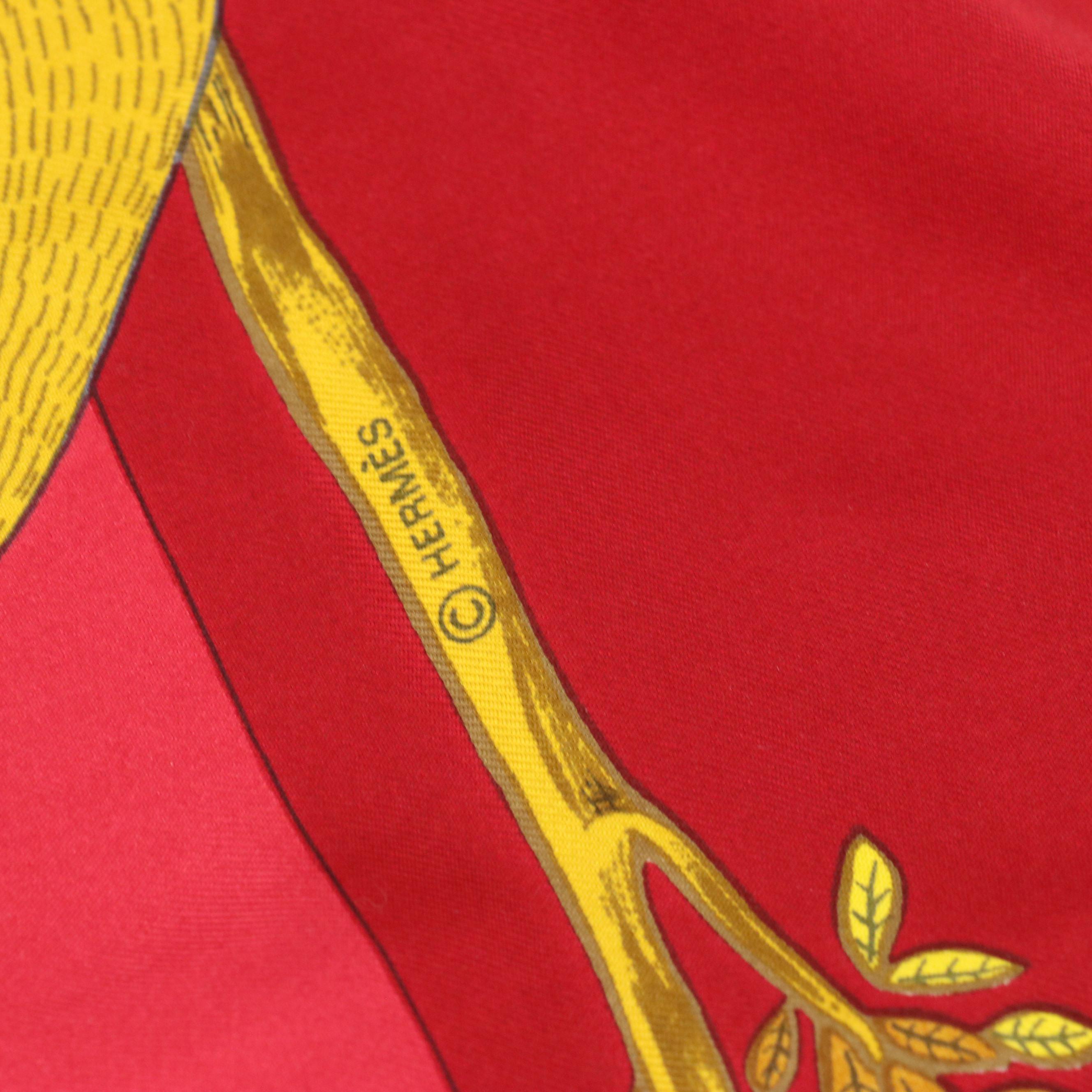 Hermès "Alphabet III" Scarf 90 in Silk Twill