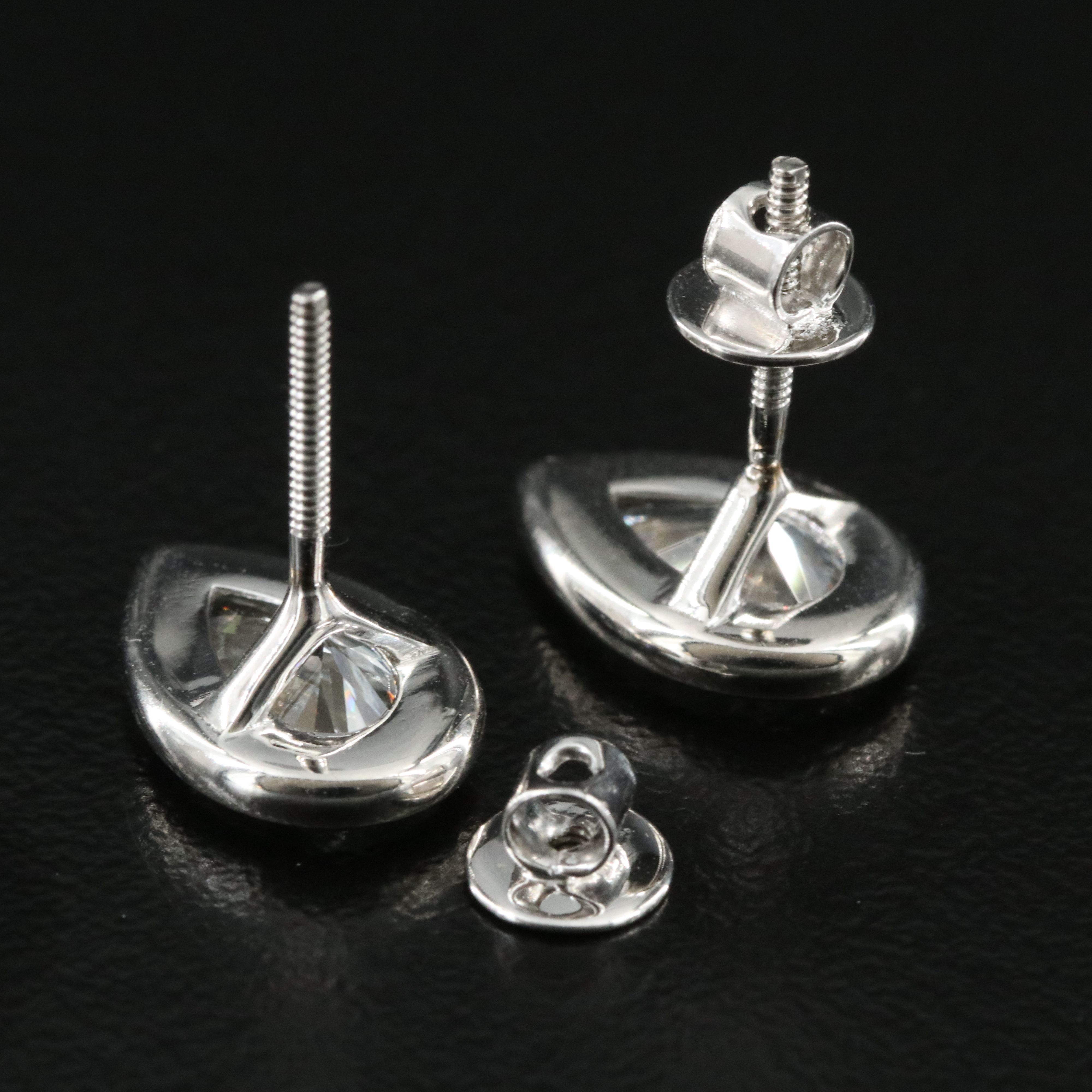 14K 2.57 CTW Lab Grown Diamond Stud Earrings with IGI Reports