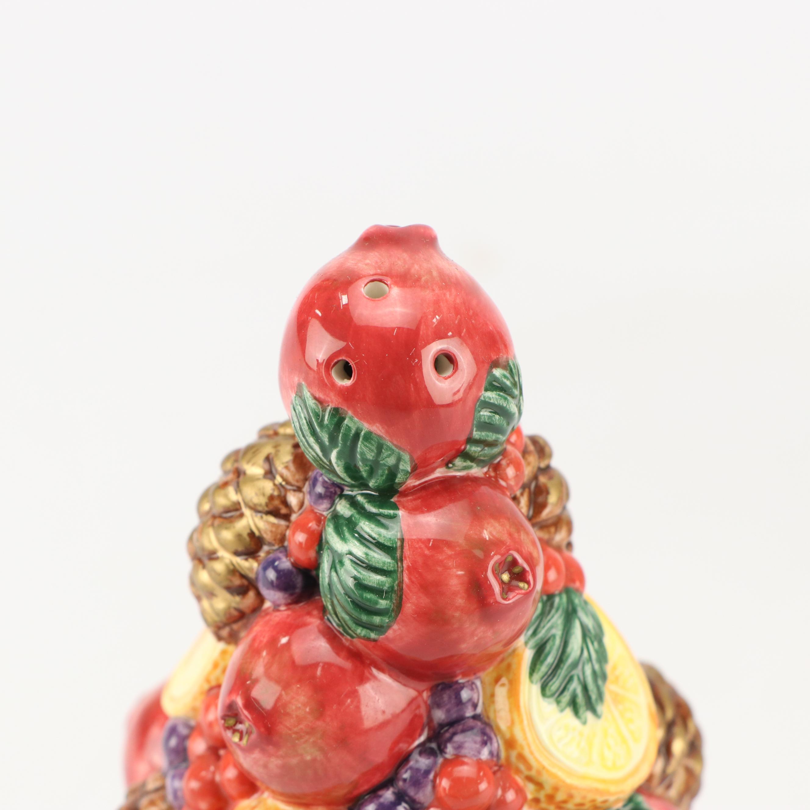 Fitz & Floyd "Winter Spice" Canapé Plate with Other Ceramic Tableware