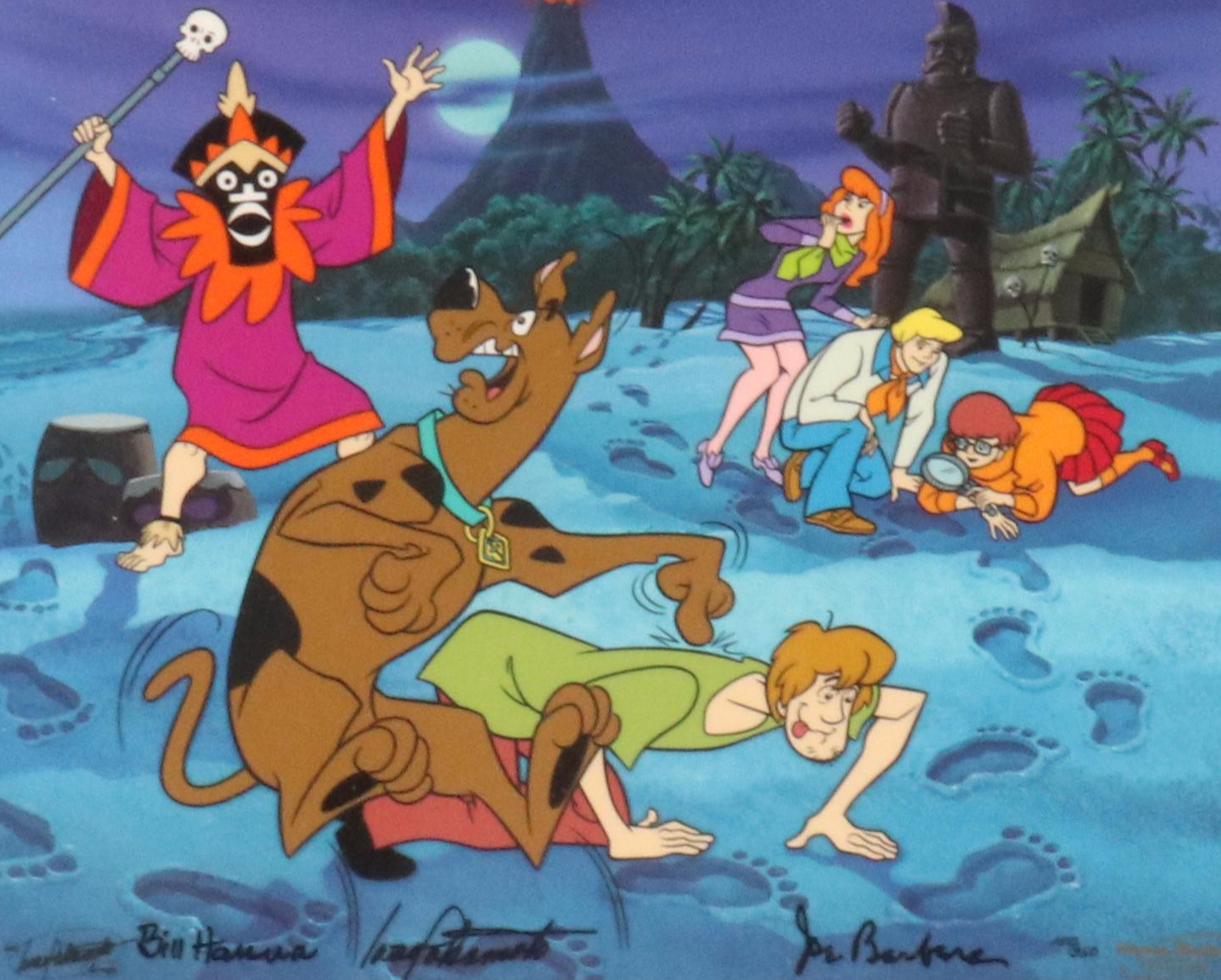 Warner Bros. Sericel "A Tiki Scare for Scooby-Doo," 2000