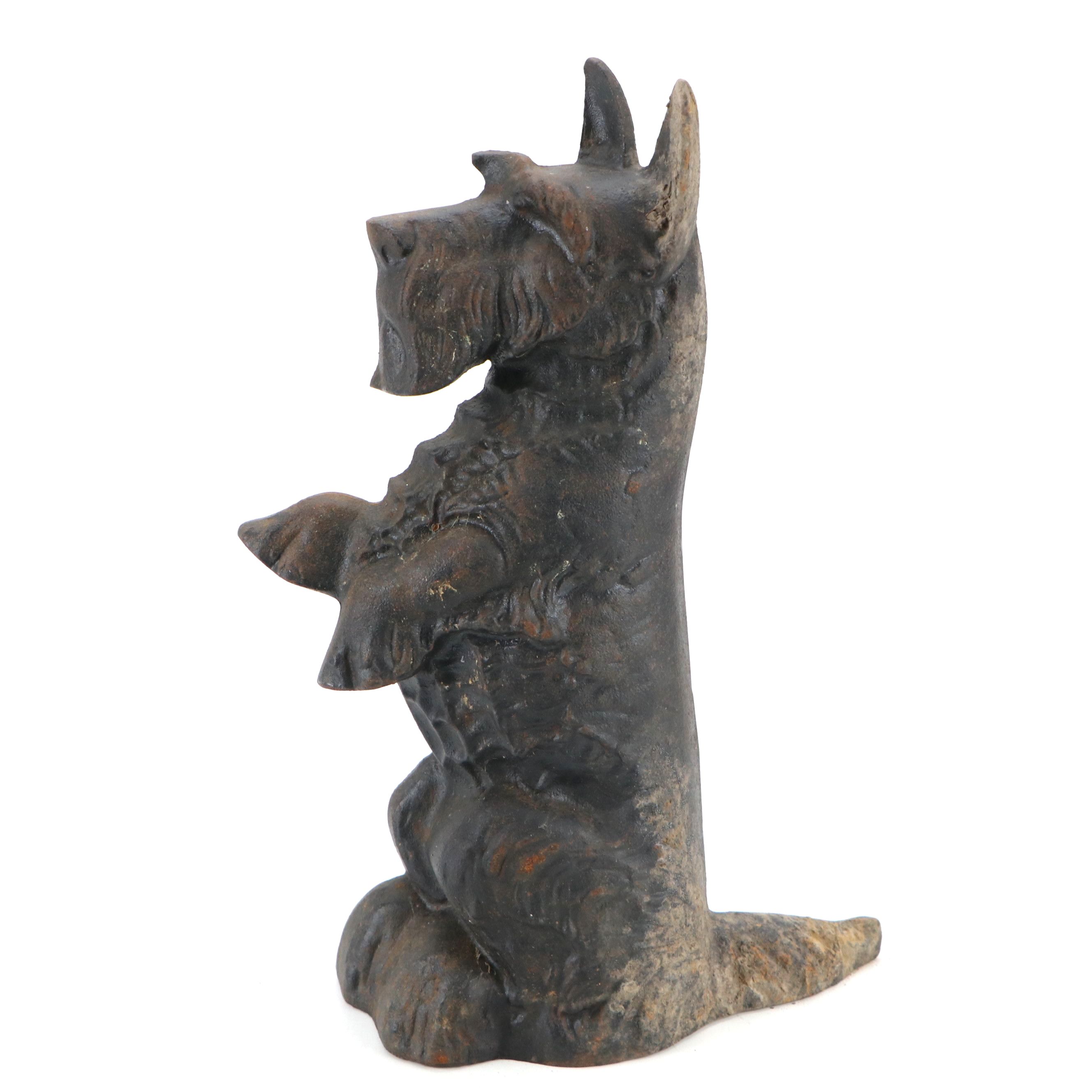 Cast Iron Scottie Dog Doorstop