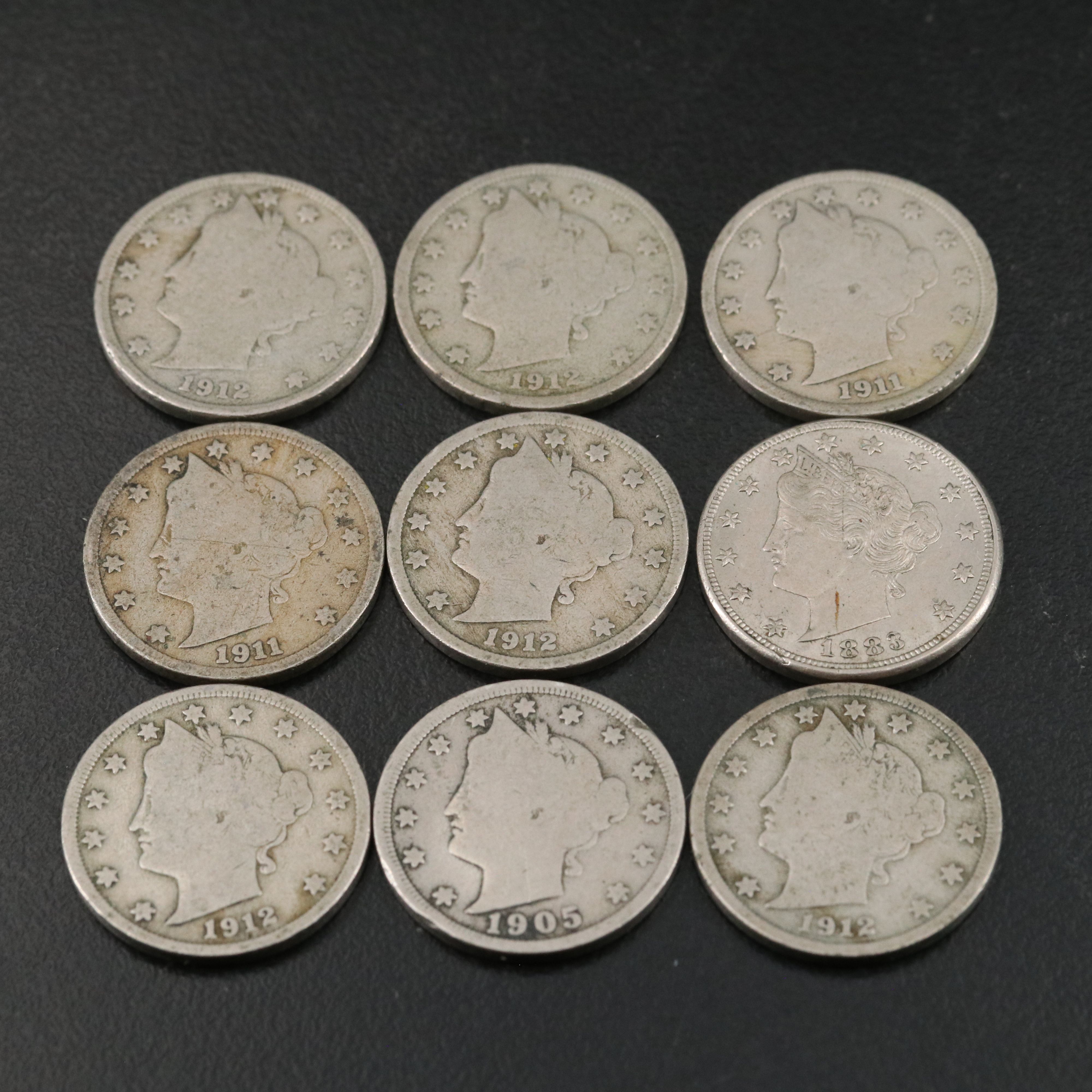 Collection of Older Copper, Nickel and Silver U.S. Coins