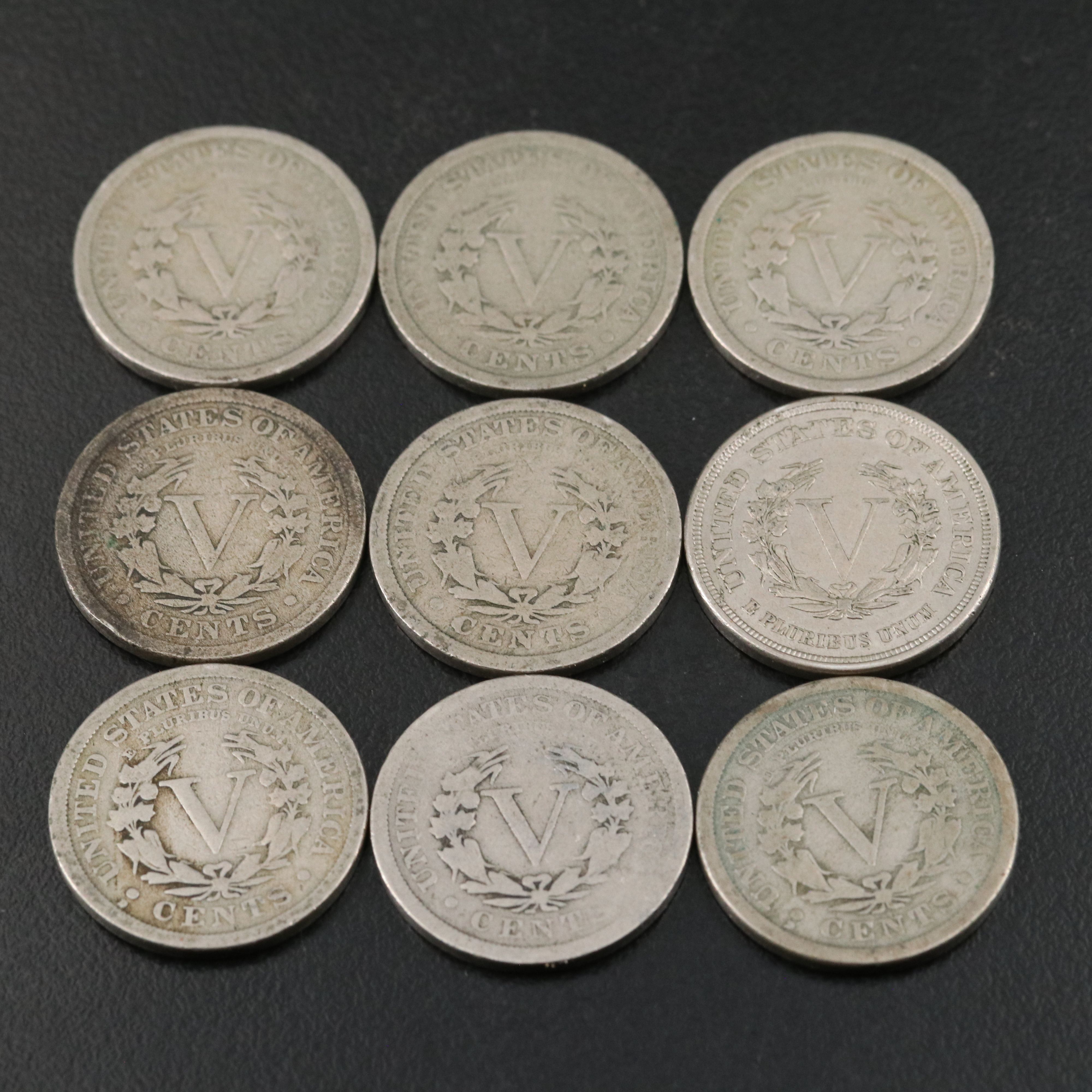 Collection of Older Copper, Nickel and Silver U.S. Coins