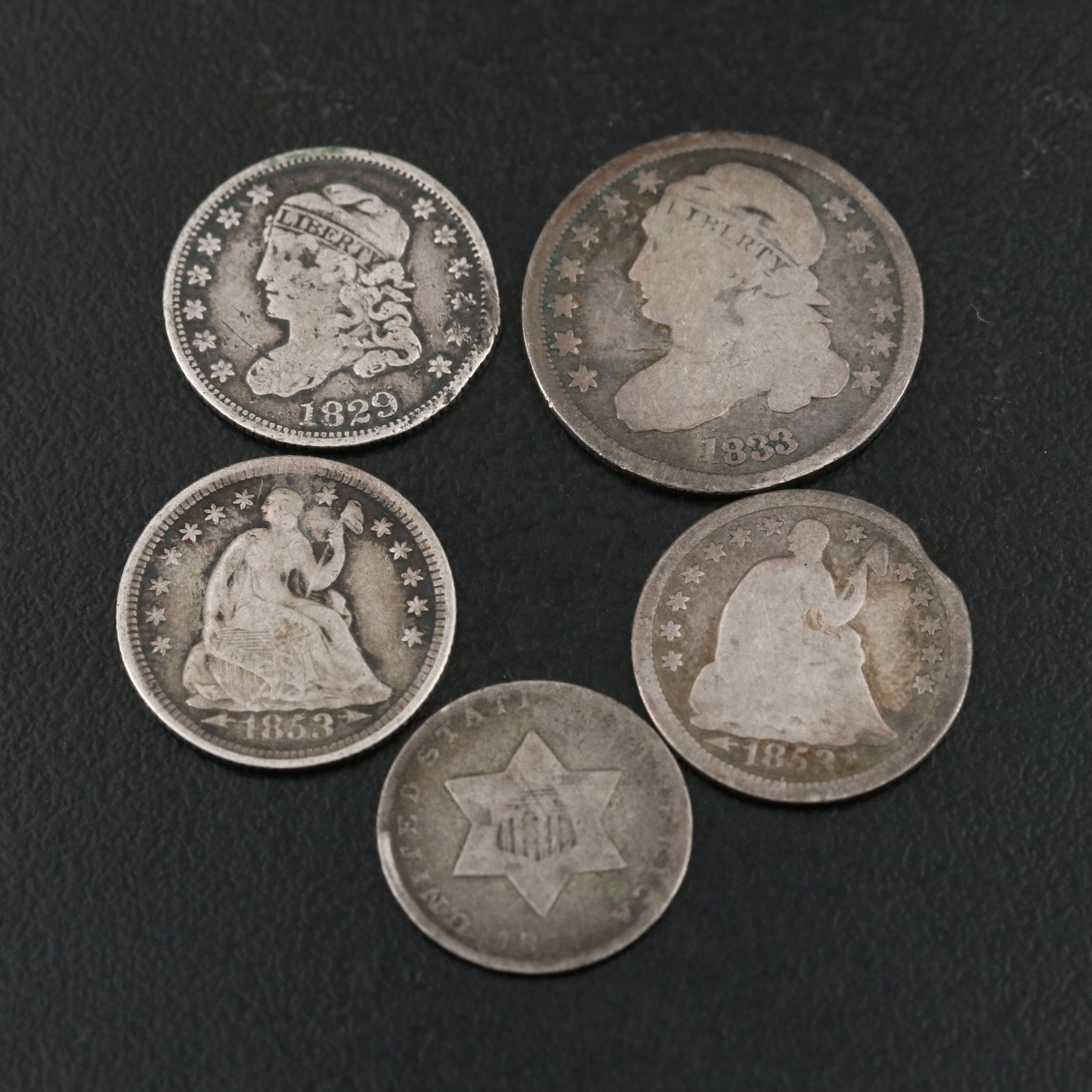 Collection of Older Copper, Nickel and Silver U.S. Coins