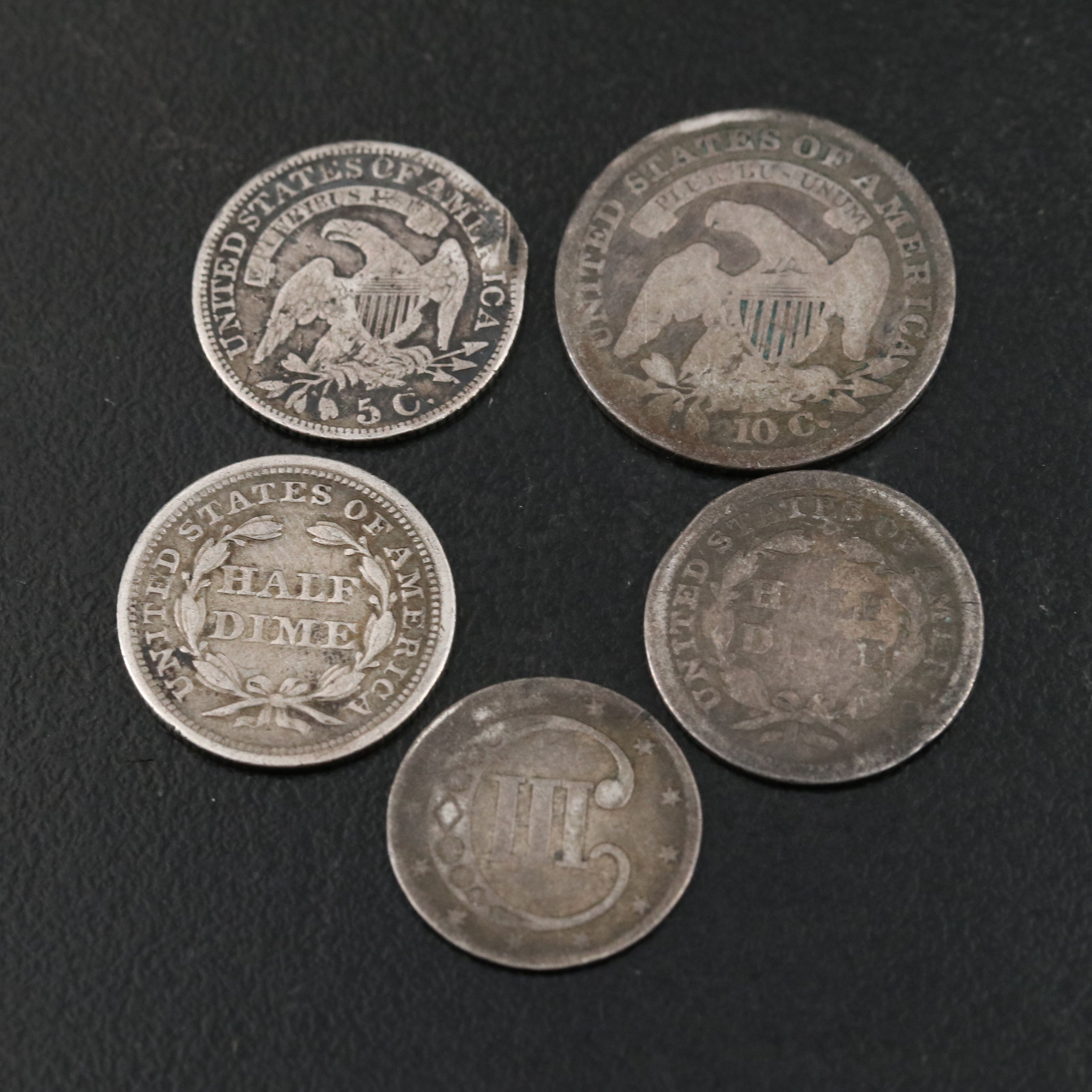 Collection of Older Copper, Nickel and Silver U.S. Coins