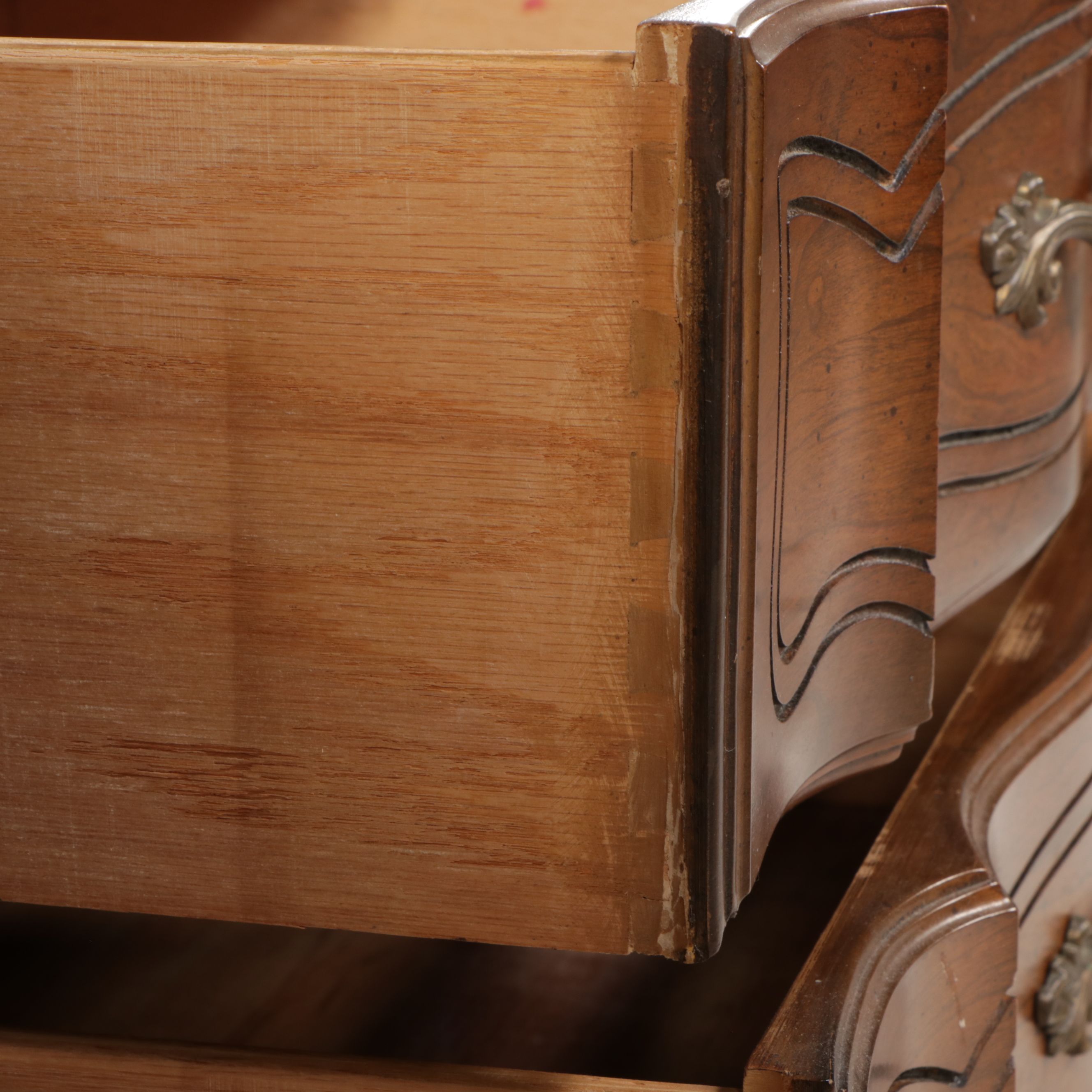 Pogue's Fine Furniture French Provincial Style Walnut Sideboard