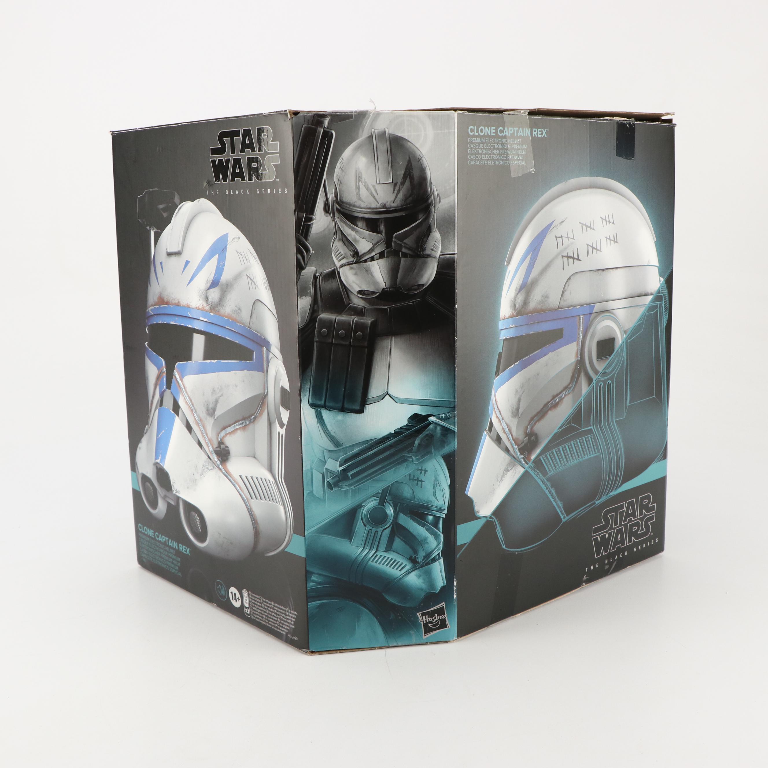 Star Wars Hasbro The Black Series Clone Captain Rex Premium Electronic Helmet